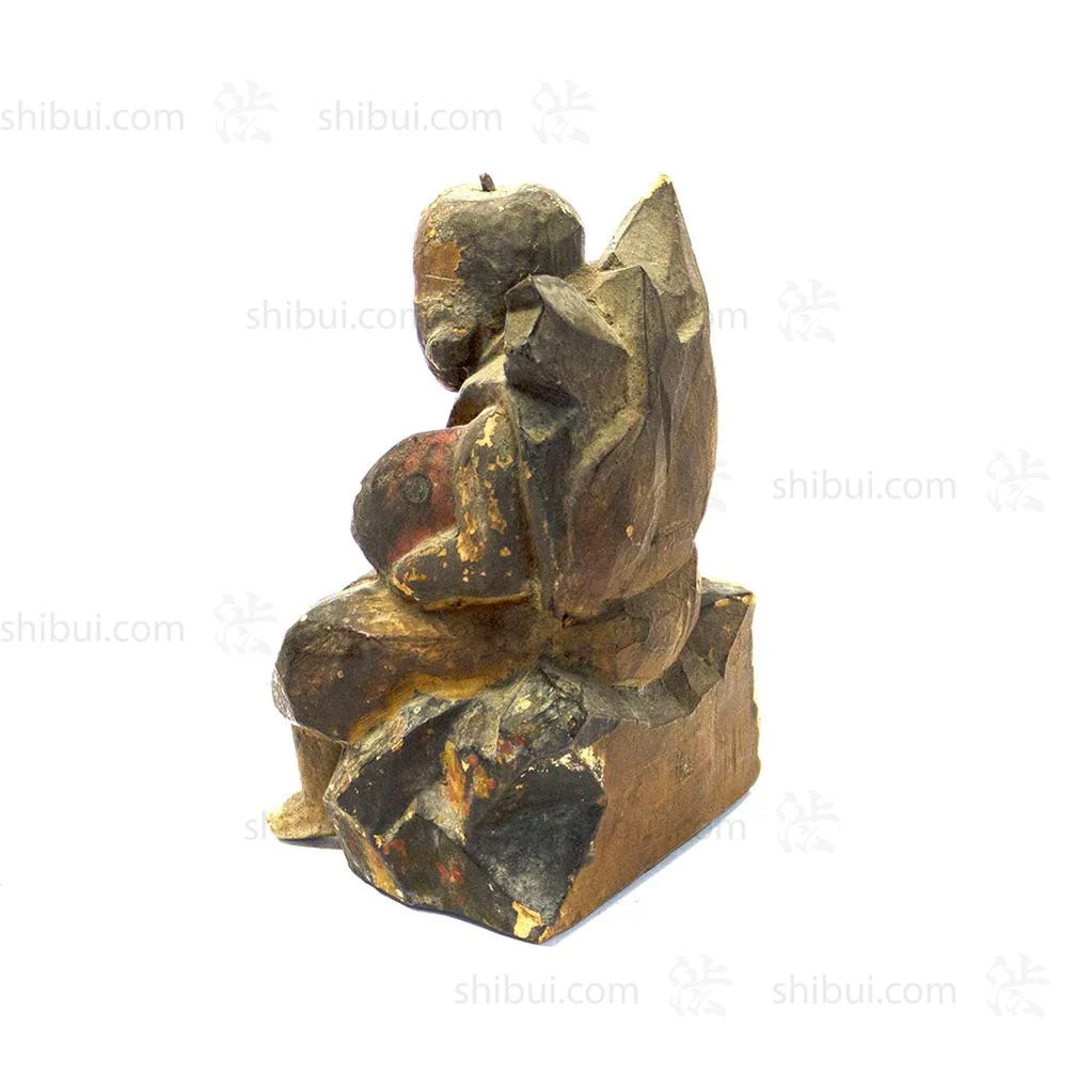 18th Century Japanese Wooden Ebisu - Image 3