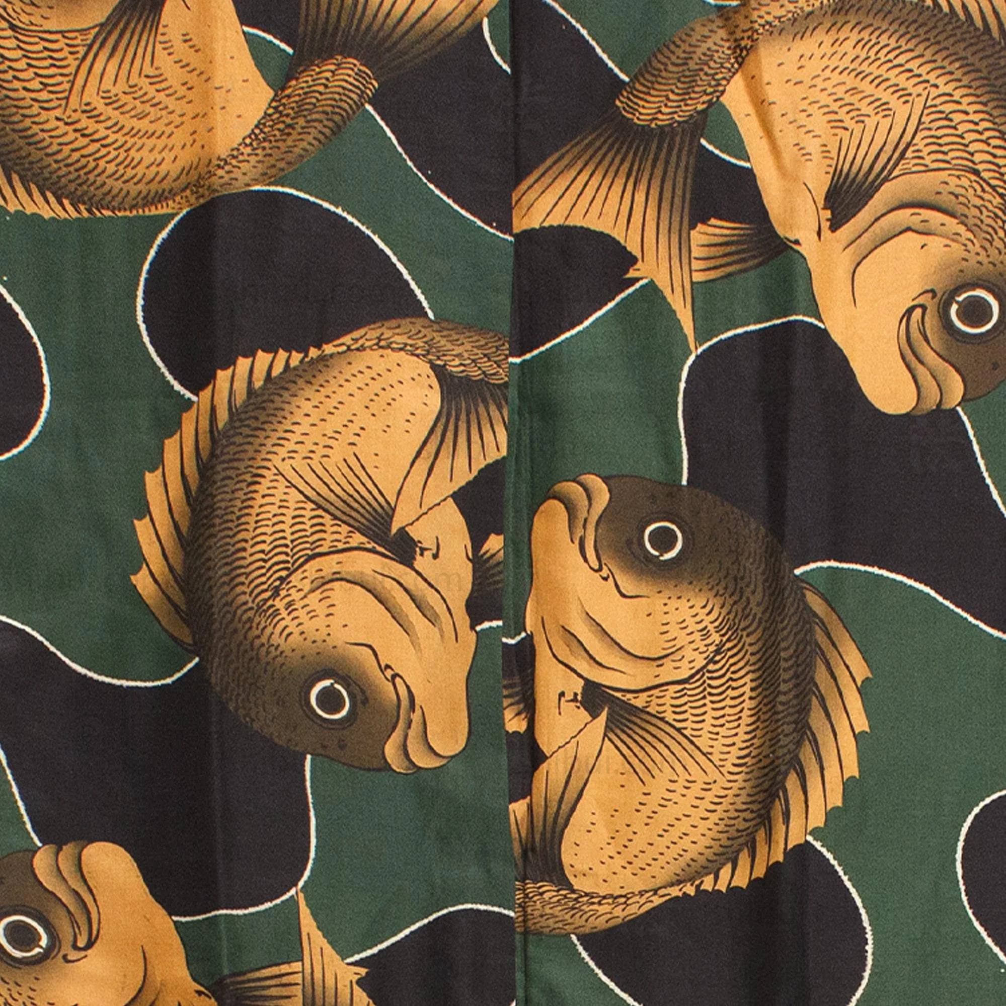 1930's Mens Vintage Juban with Tai Fish Motif - Image 5