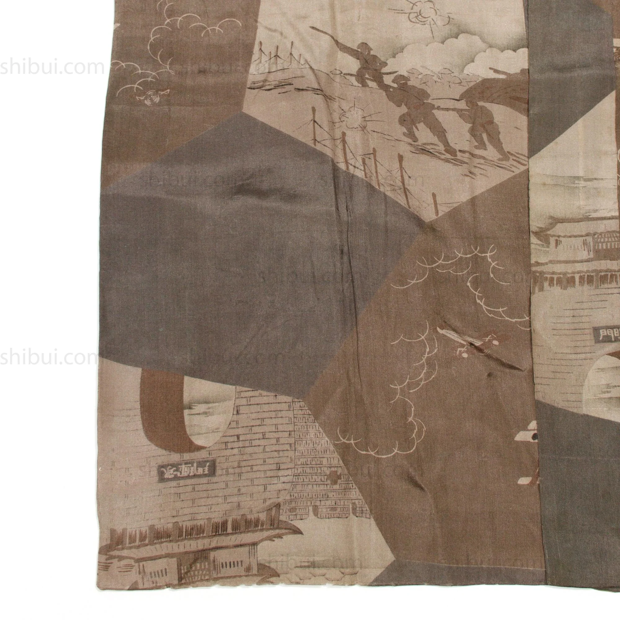 1930s Vintage Propaganda Battlefield Kimono - Image 6