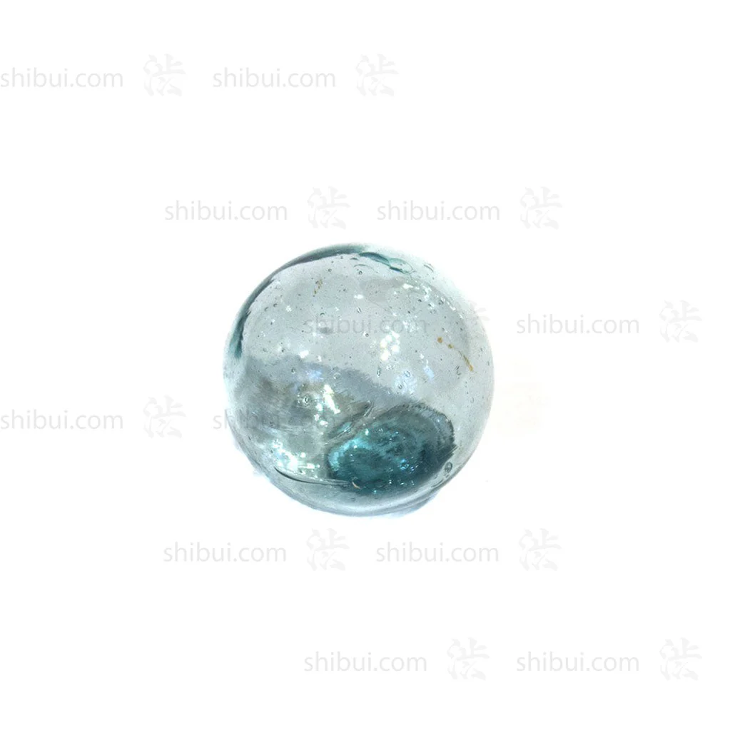 3" Diameter Japanese Antique Glass Floats | Hand Blown Glass | Blue and Green Tones - Image 3