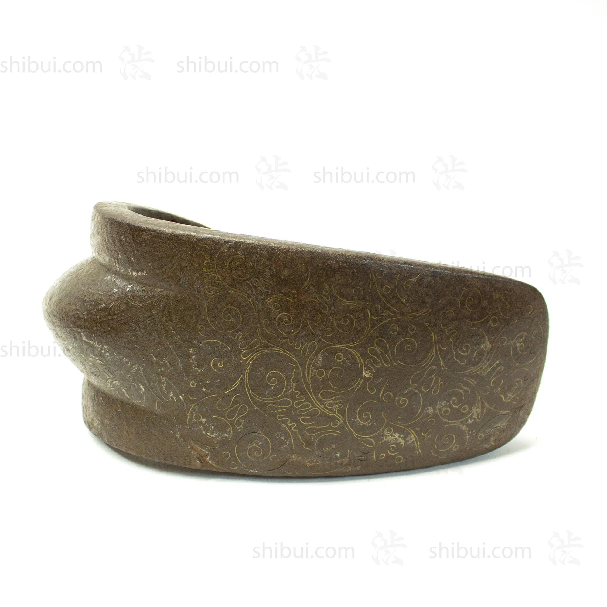 Japanese Antique Abumi Stirrup with Silver Inlay - Image 6