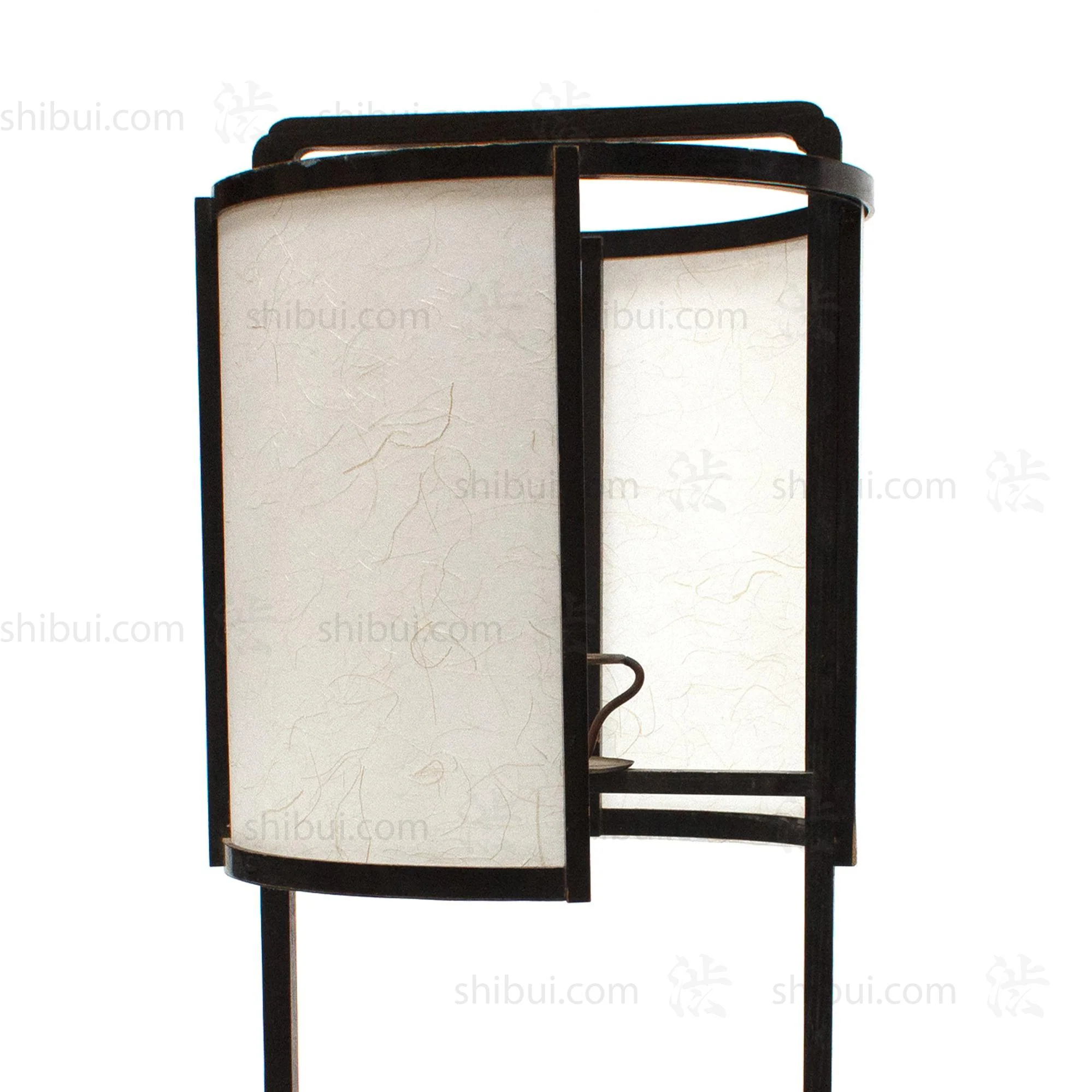 Maru Andon Japanese Antique Floor Lamp - Image 8