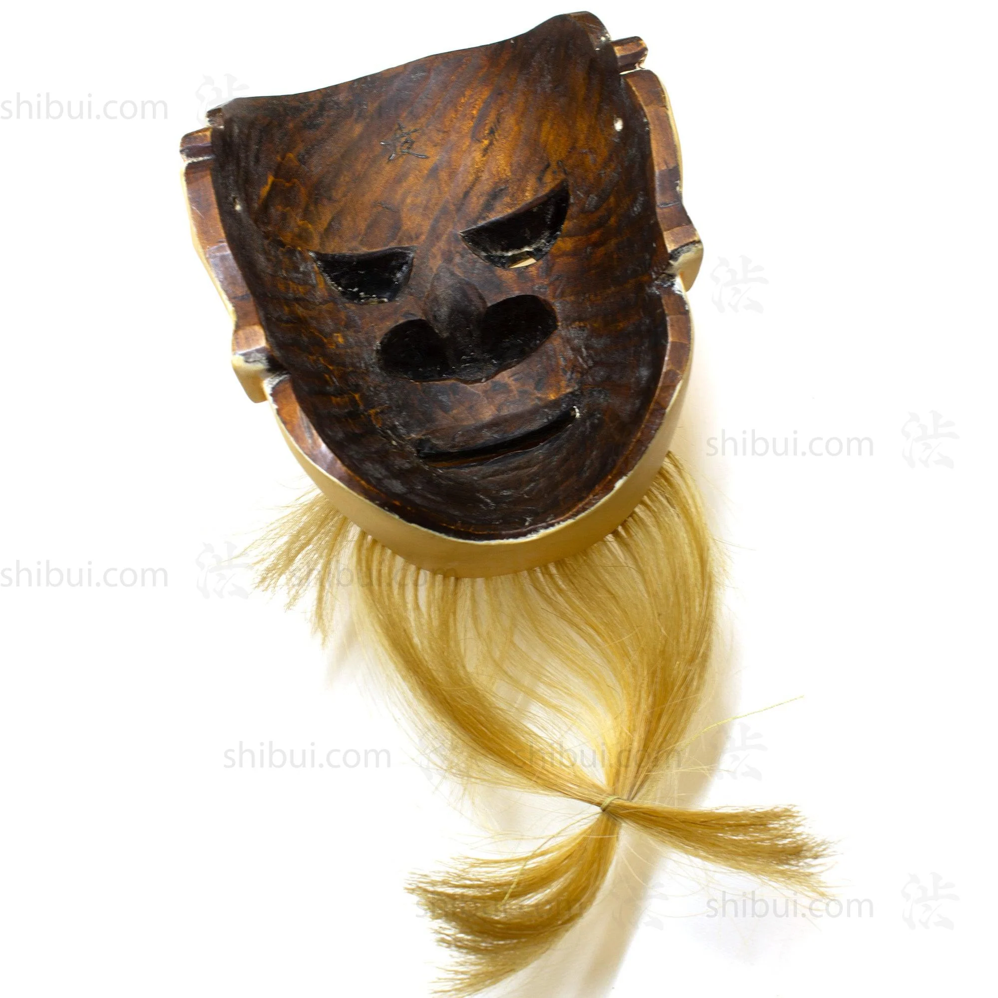 Antique Akujo Mask | Japanese Noh Mask - Image 4