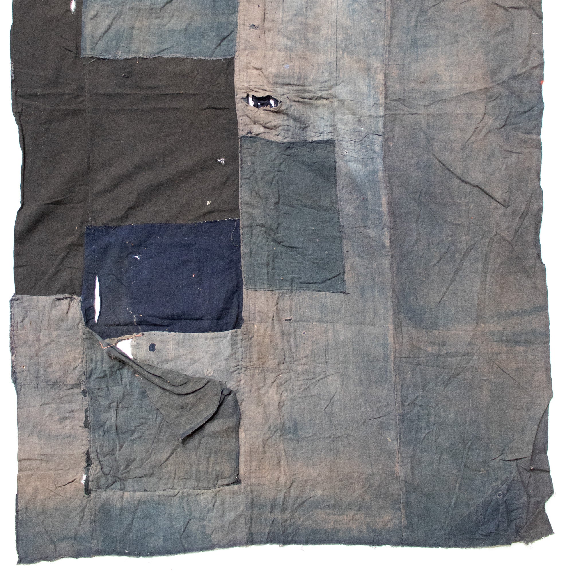 Antique Boro Sheet | Japanese Indigo - Image 6