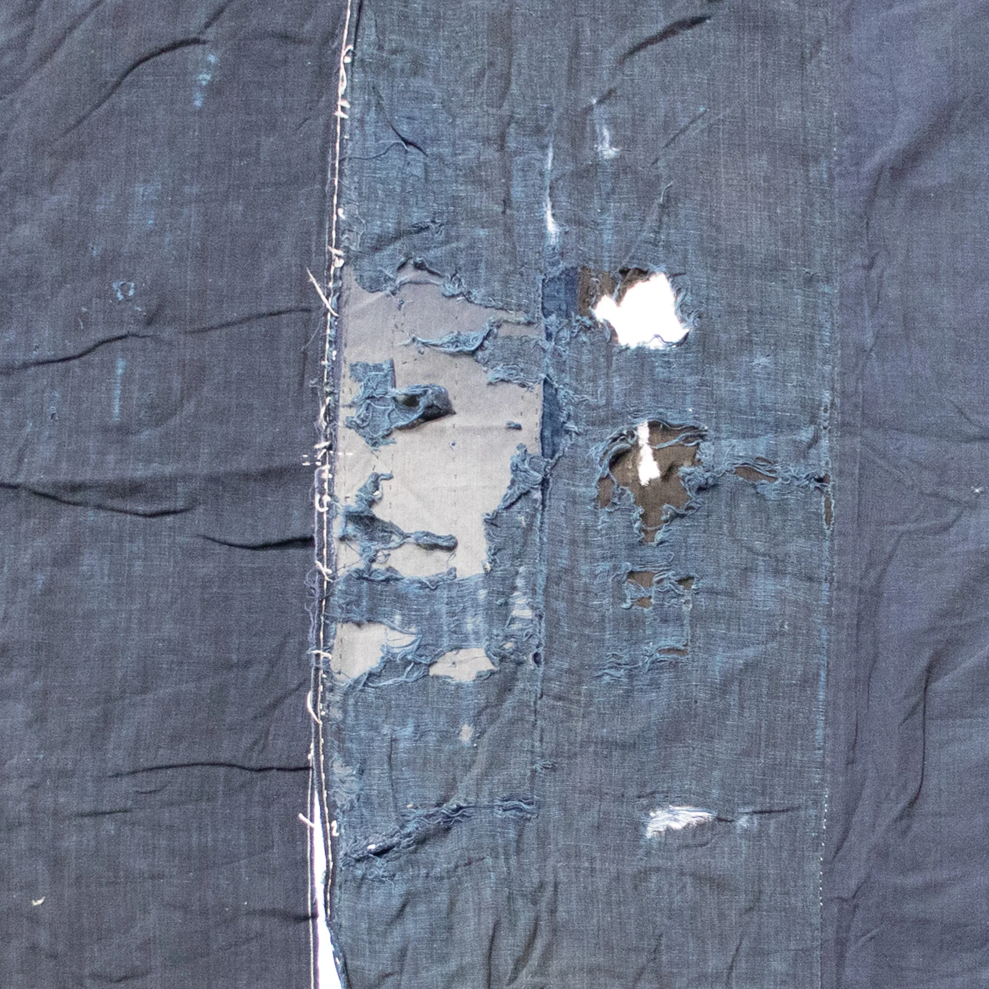 Antique Boro Sheet | Japanese Indigo - Image 7
