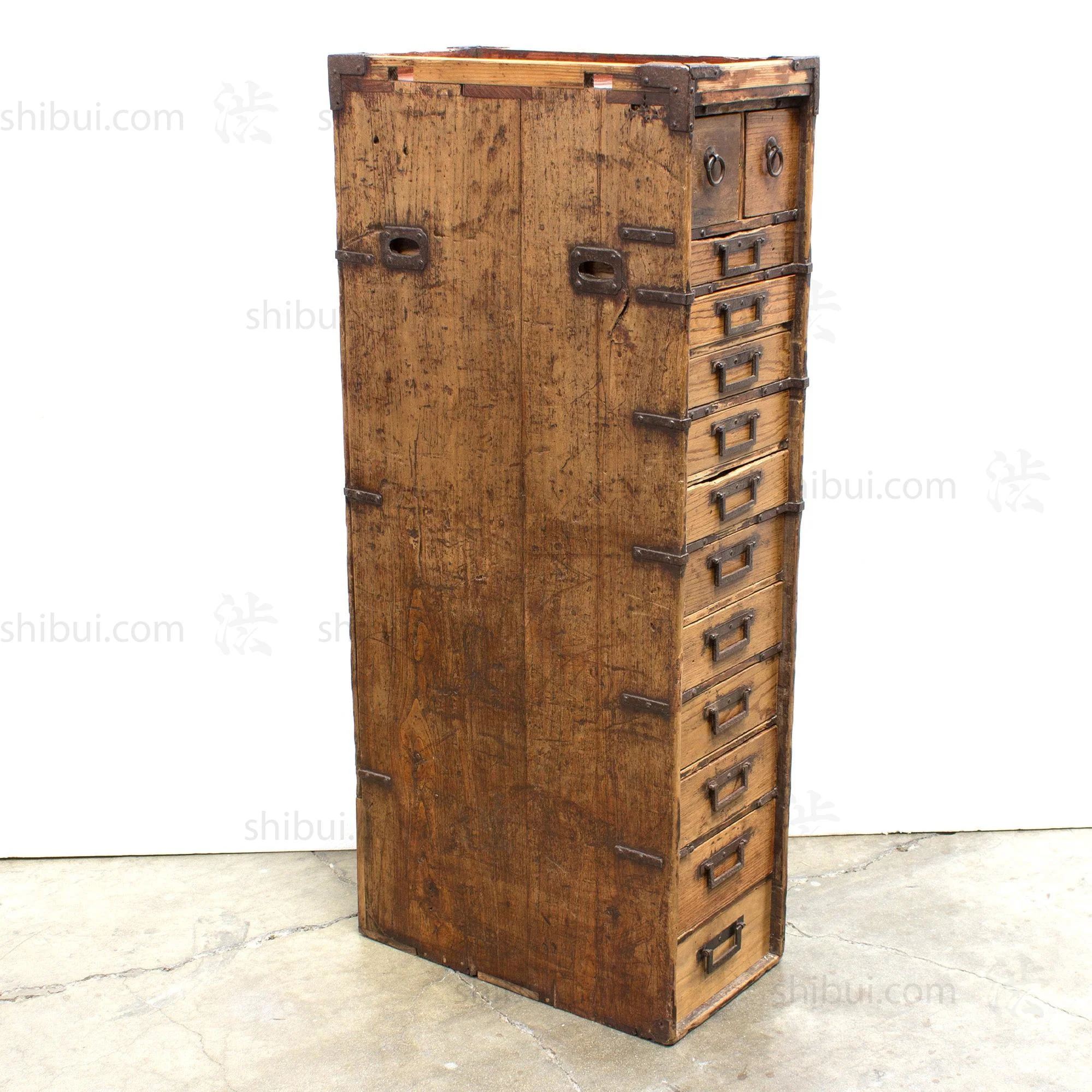 Antique Gyosho Bako | Japanese Peddler's Box - Image 3