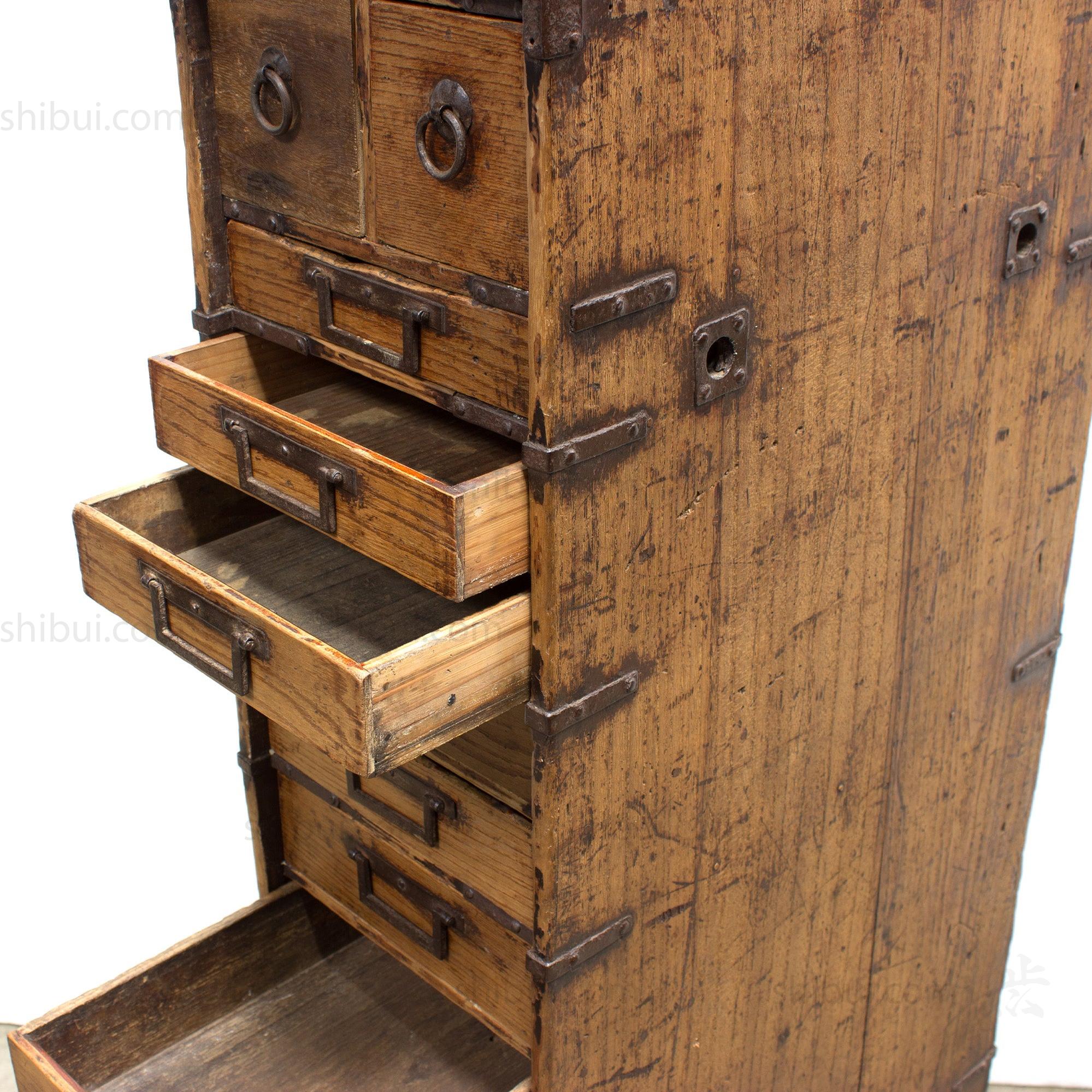 Antique Gyosho Bako | Japanese Peddler's Box - Image 6
