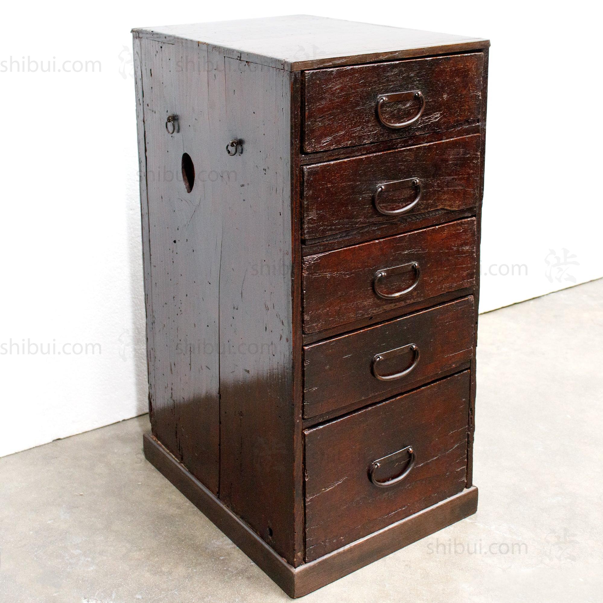 Antique Gyosho Bako | Japanese Peddler's Box - Image 5
