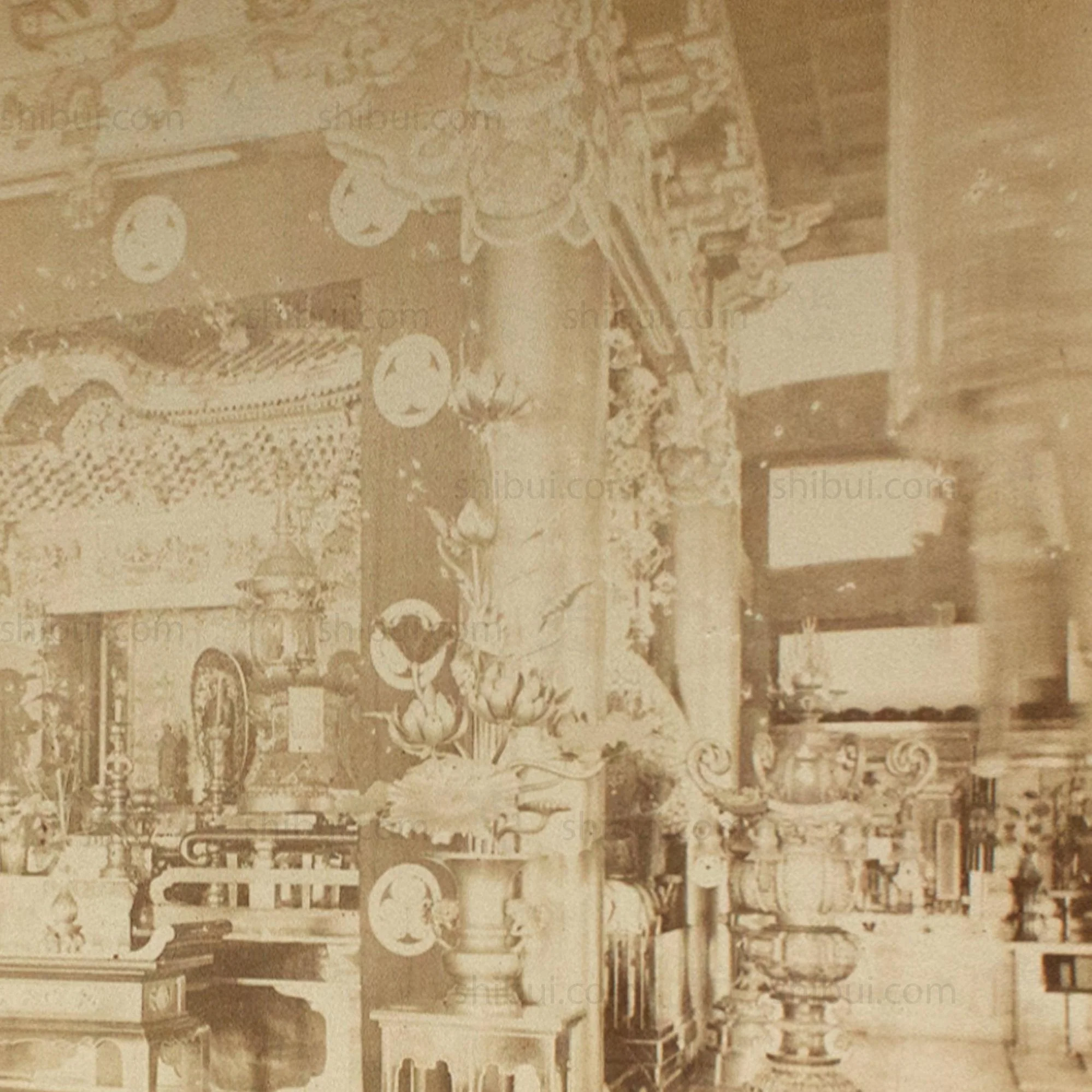 Antique Japanese Albumen Photo of Chion-in Temple - Image 3