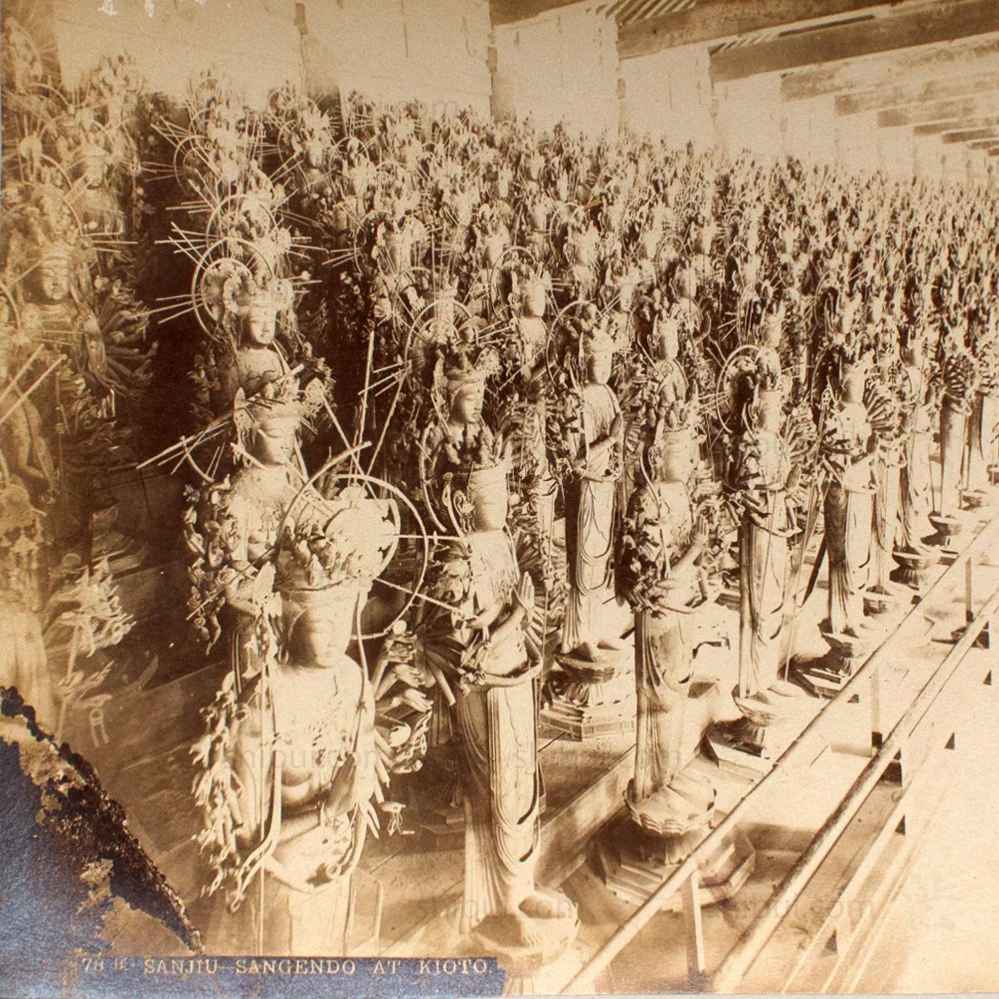 Antique Japanese Albumen Photo of Sanjusangendo | Rengeo-in - Image 2