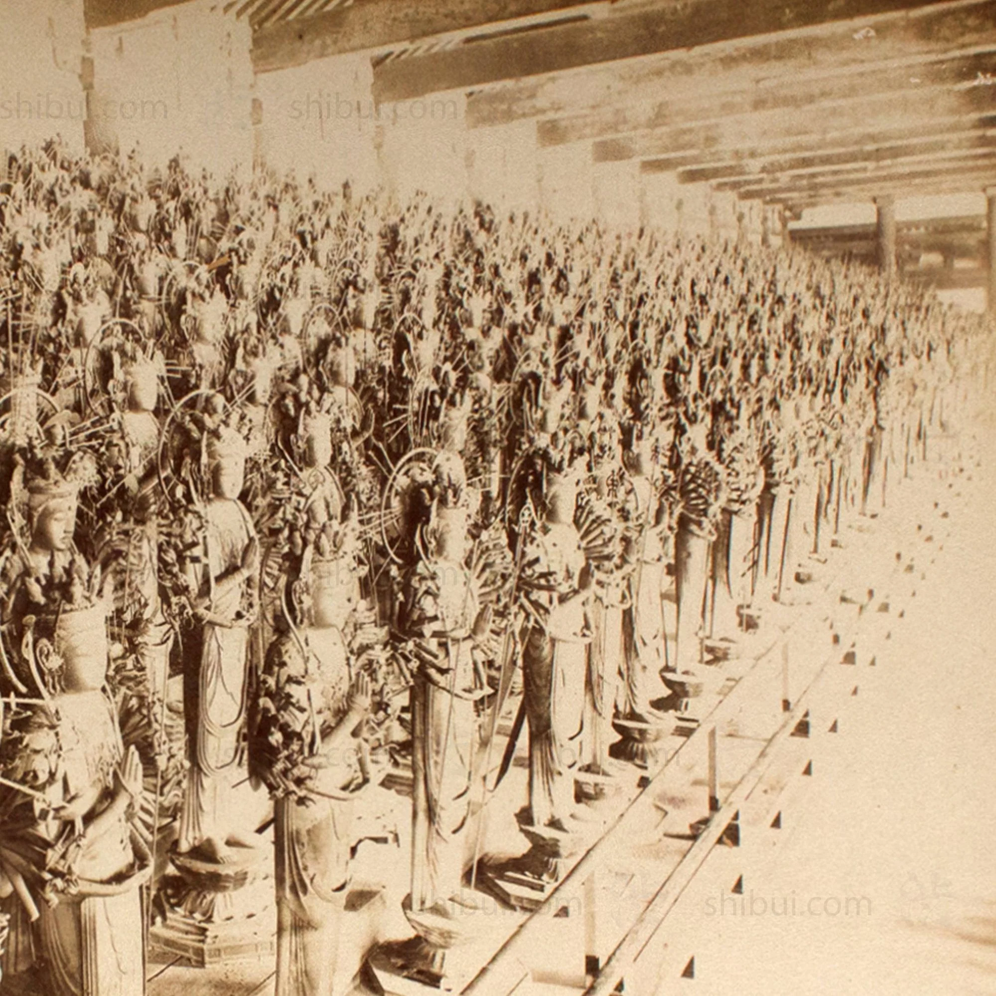 Antique Japanese Albumen Photo of Sanjusangendo | Rengeo-in - Image 3