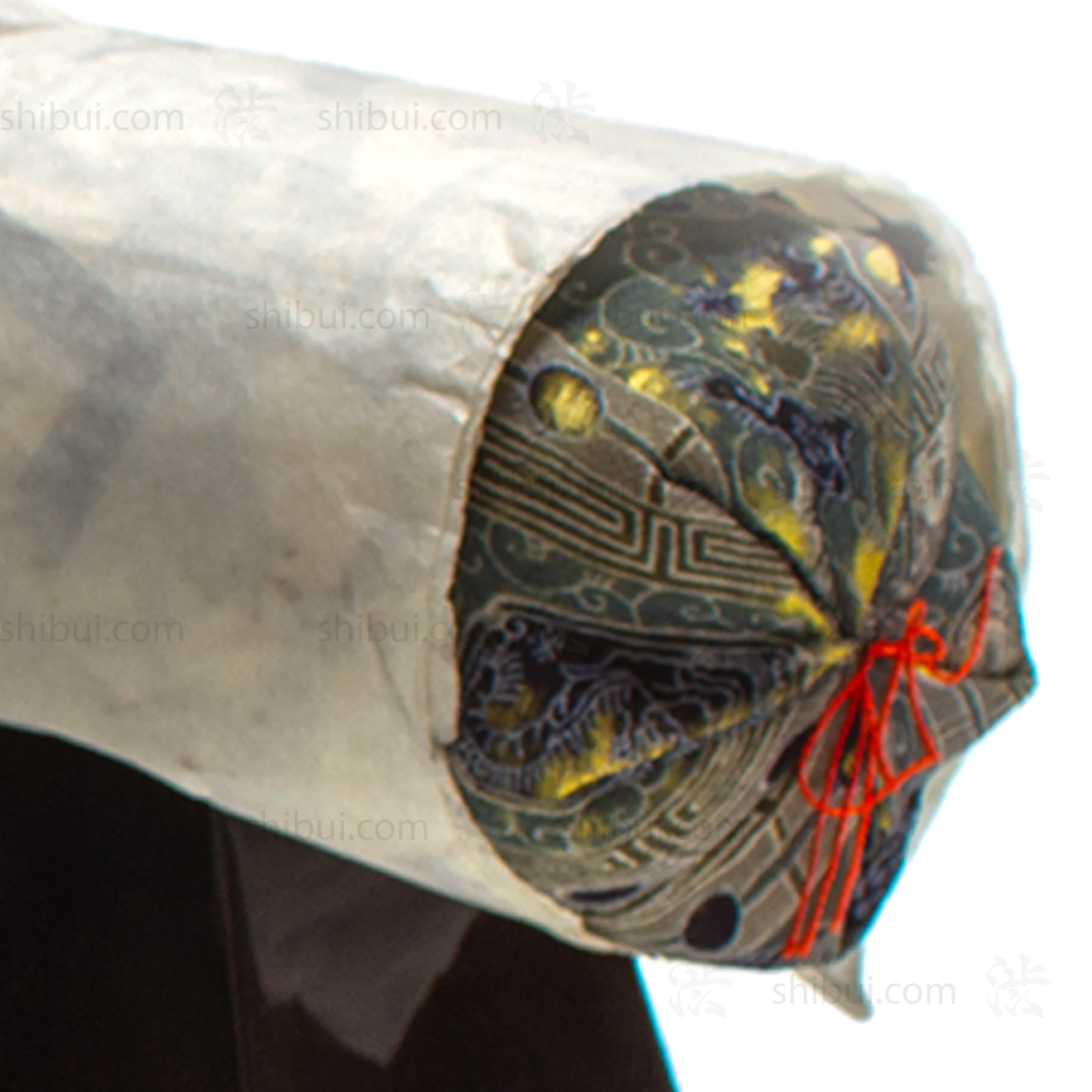 Antique Japanese Hakomakura Box Pillow | Lacquered High Pillow - Image 2