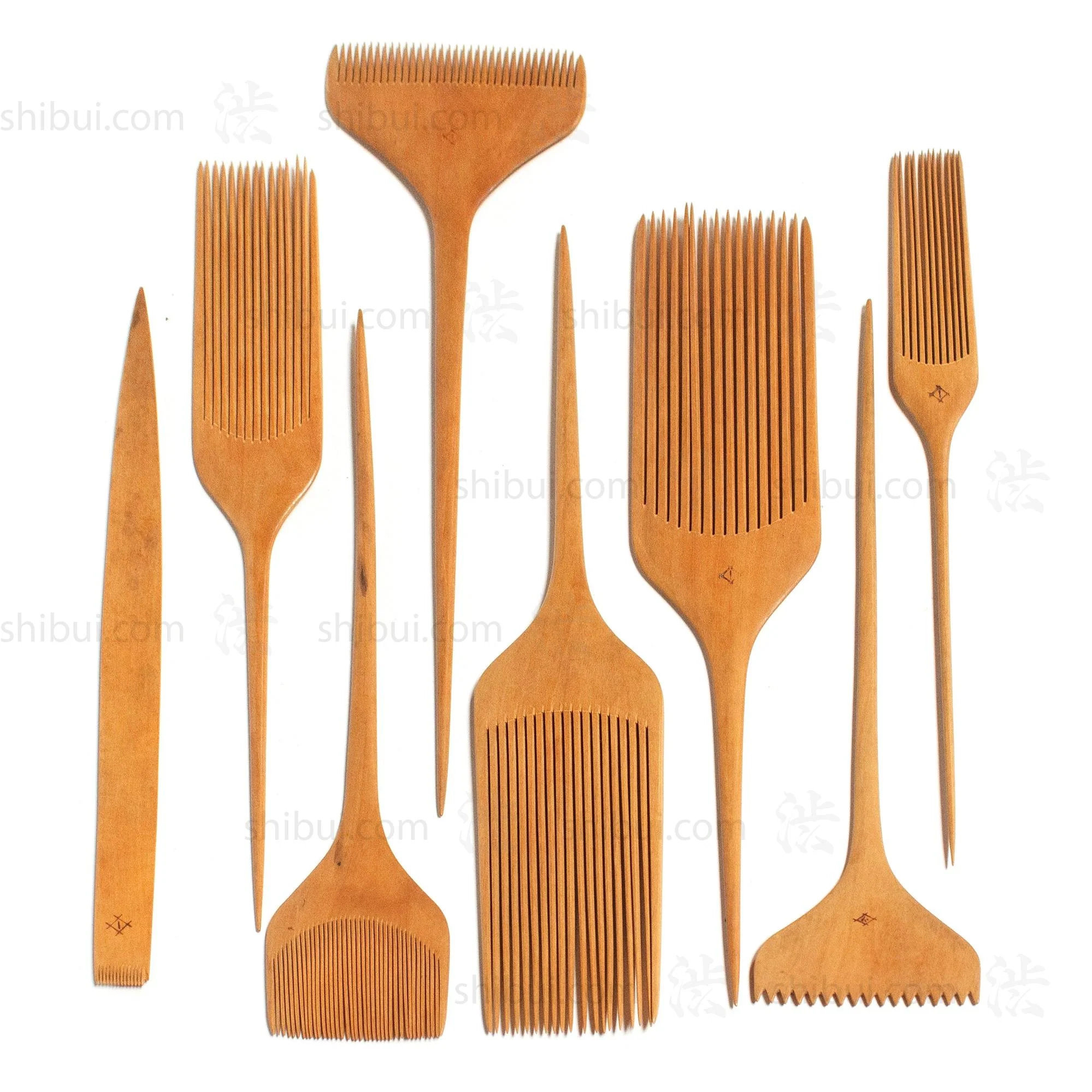 Antique Japanese Comb Set - Image 2