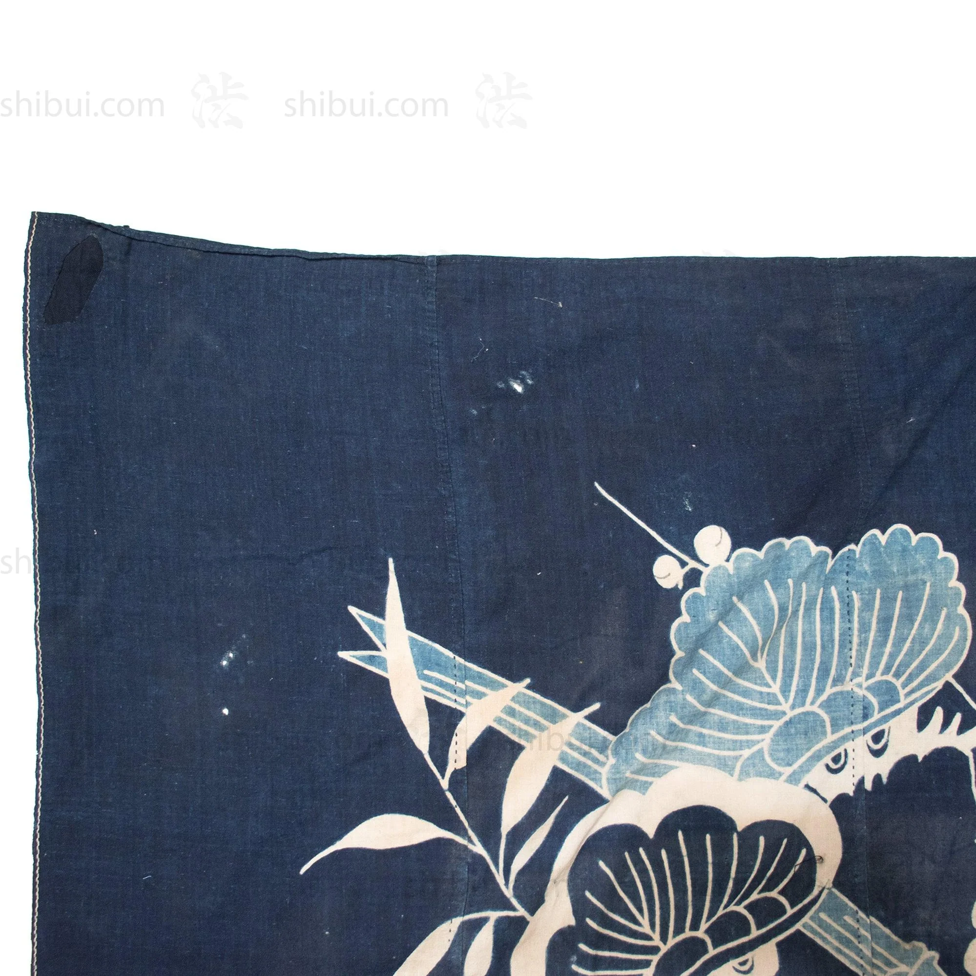 Antique Japanese Indigo Tsutsugki Furoshiki Wrapping Cloth - Image 4