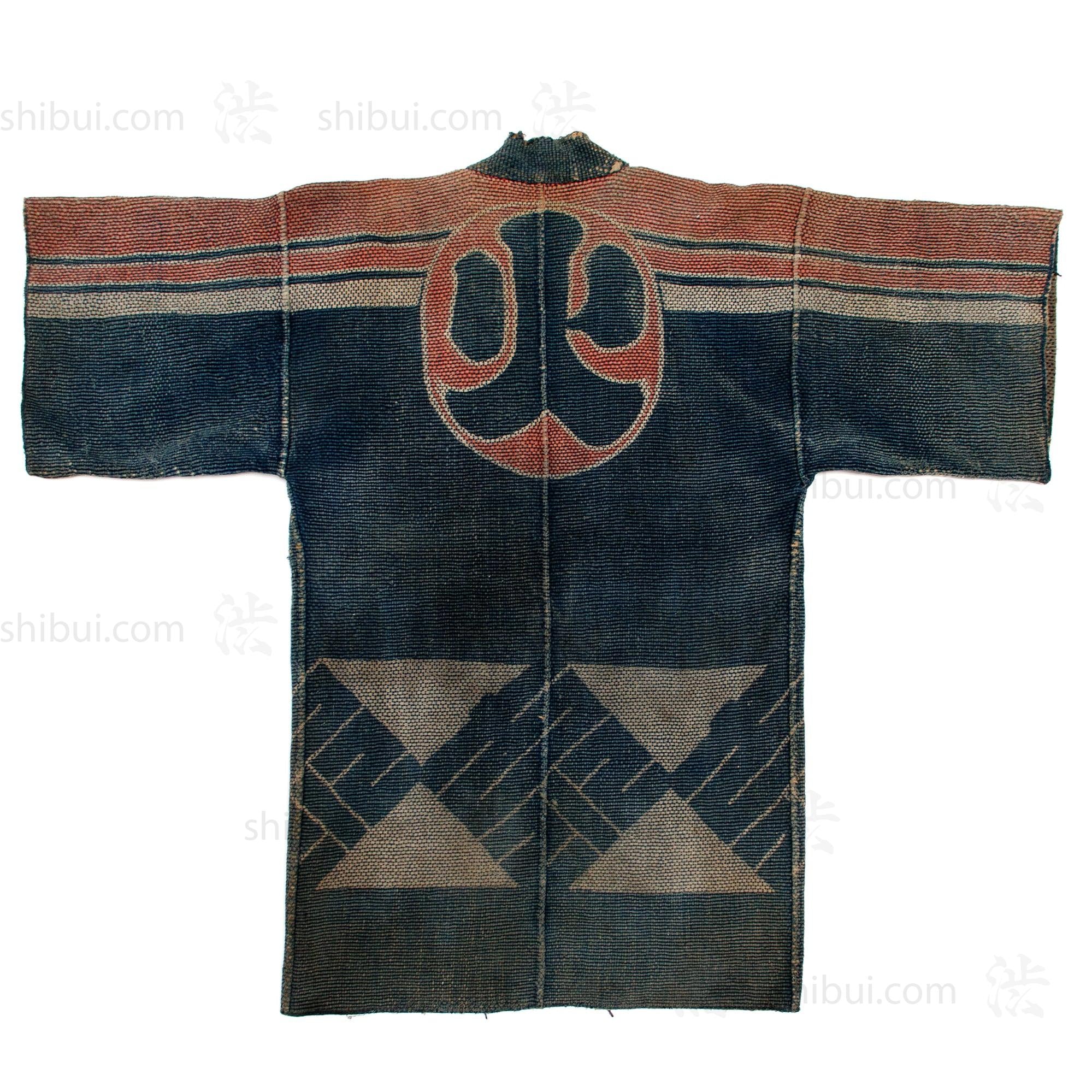 Antique Japanese Reversible Sashiko Fireman's Coat - Image 10