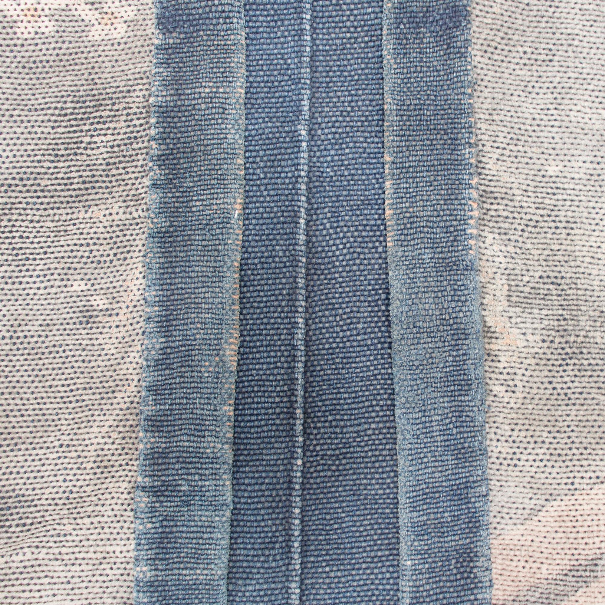 Shobo Hanten - Antique Japanese Reversible Sashiko Fireman's Coat - Image 7