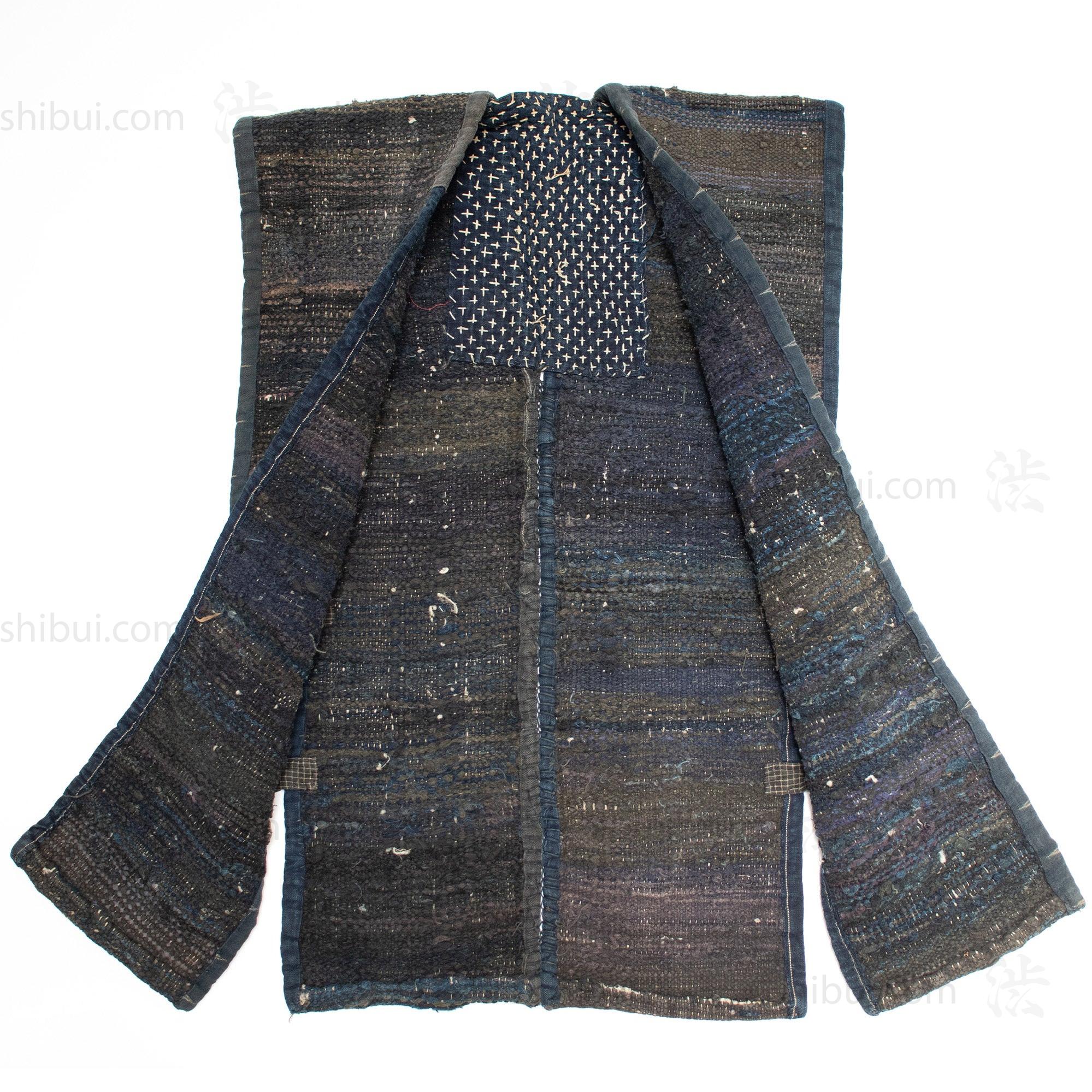 Antique Japanese Sakiori and Sasshiko Farmer's Vest - Image 3