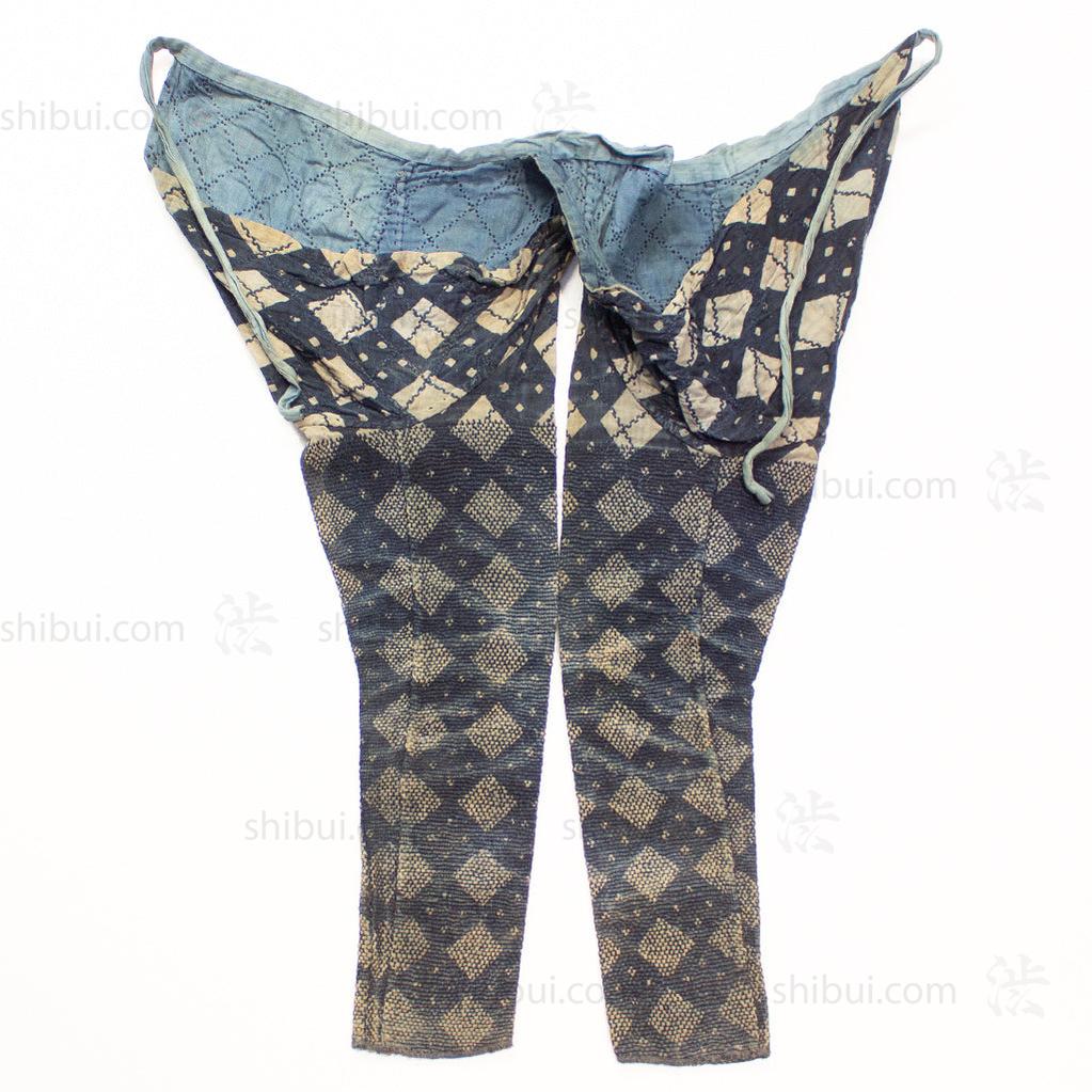 Antique Japanese Sashiko Fireman's Full Gear Set - Image 16