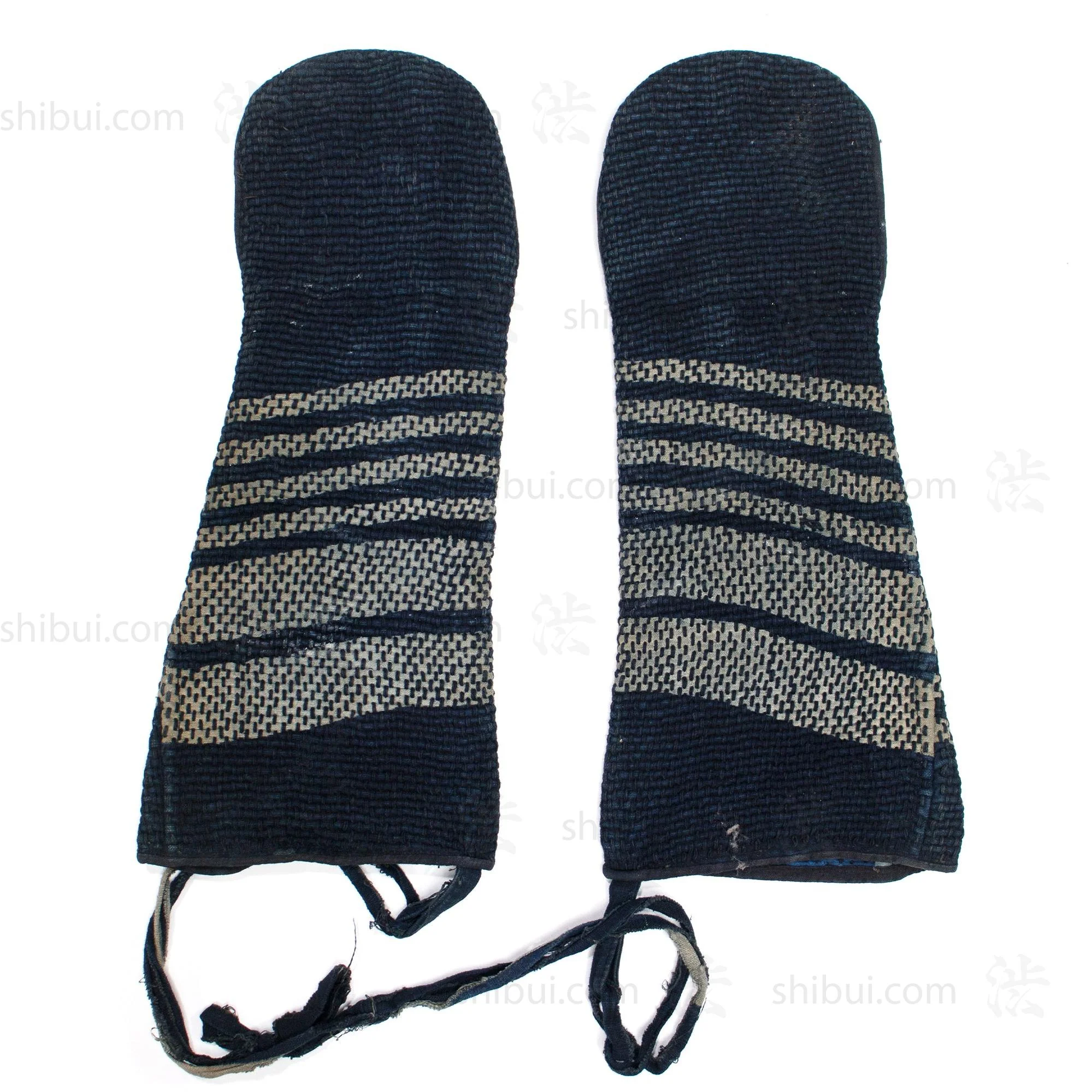 Rare Full Antique Japanese Sashiko Fireman's Set - Image 11
