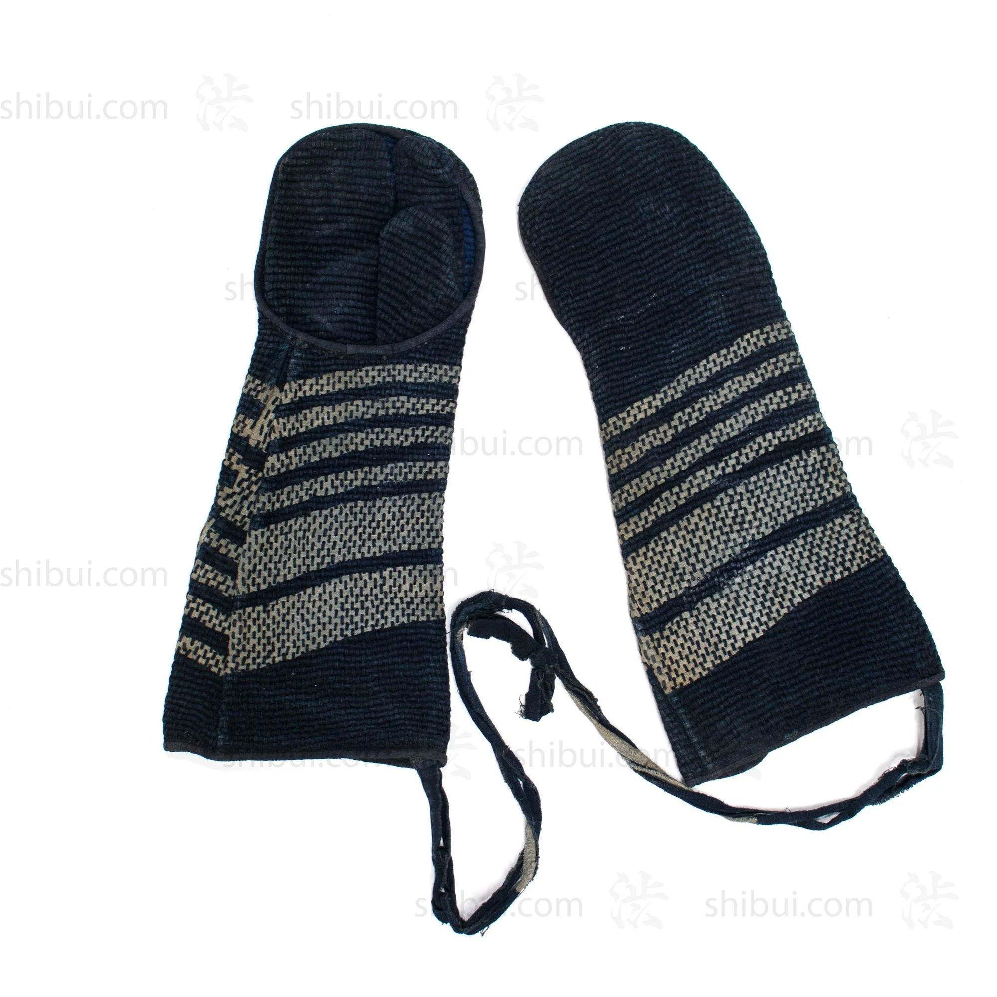 Rare Full Antique Japanese Sashiko Fireman's Set - Image 12