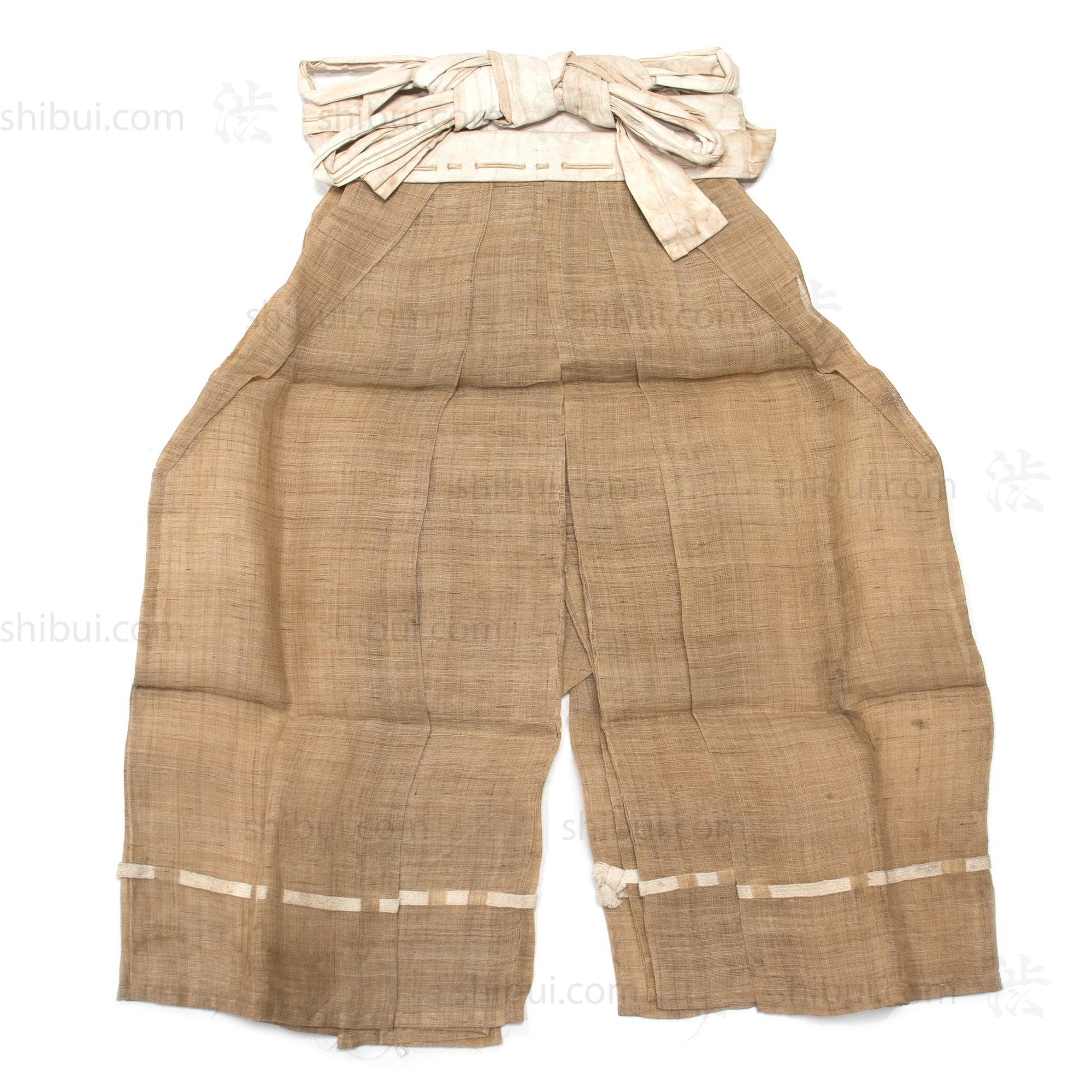 Antique Japanese Shugendo Pilgrim's Coat, Hakama, & Halter - Image 11
