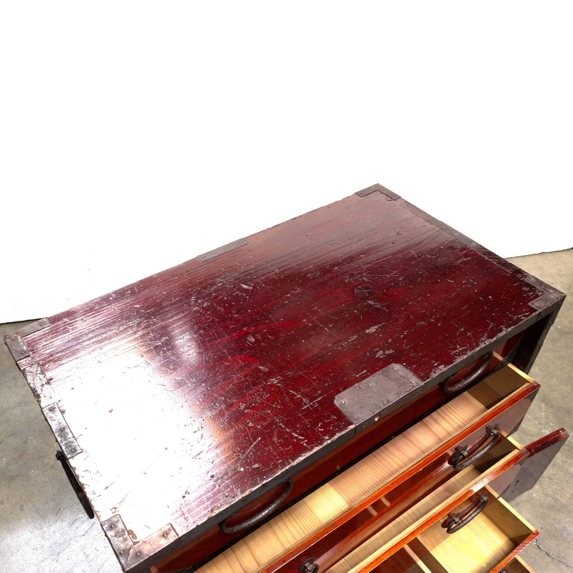 Antique Keyaki Bo-Dansu | Personal Chest From Sakata Japan - Image 4