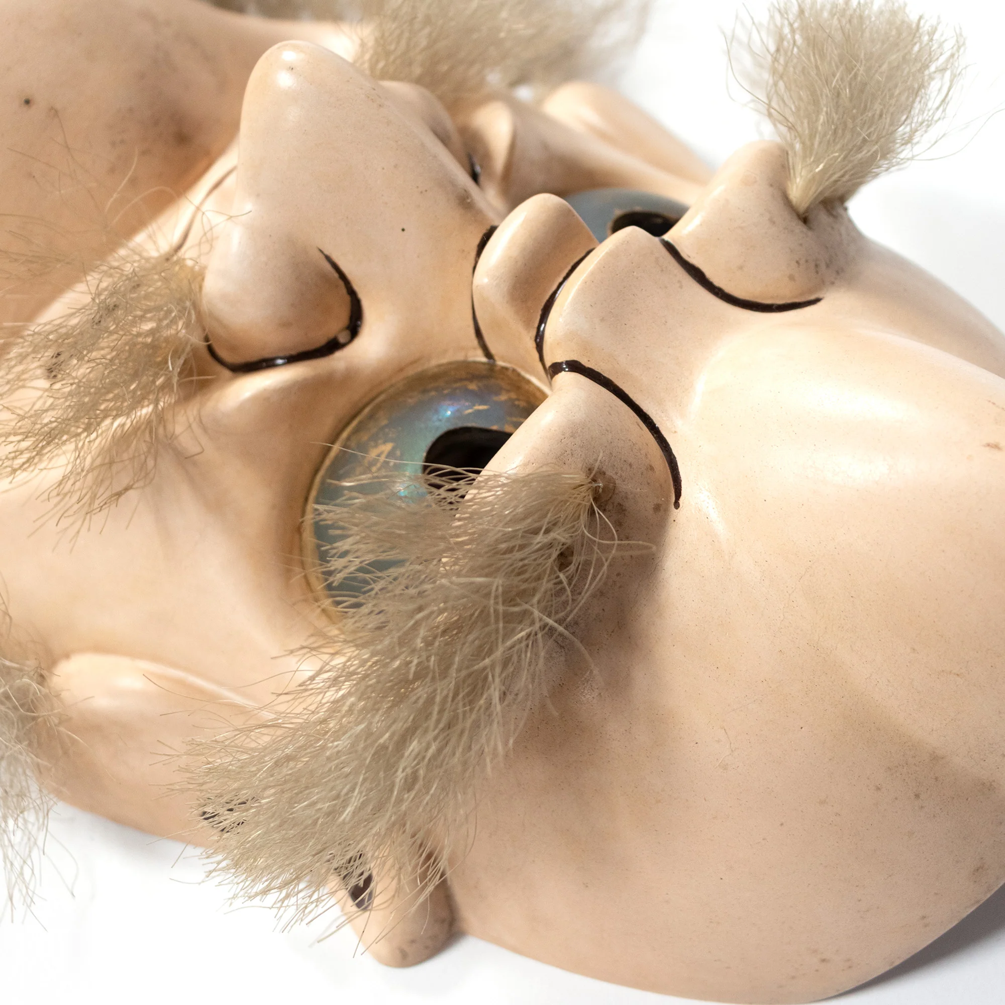 Antique Omoikane-no-Mikoto Mask | Japanese Noh Mask - Image 3