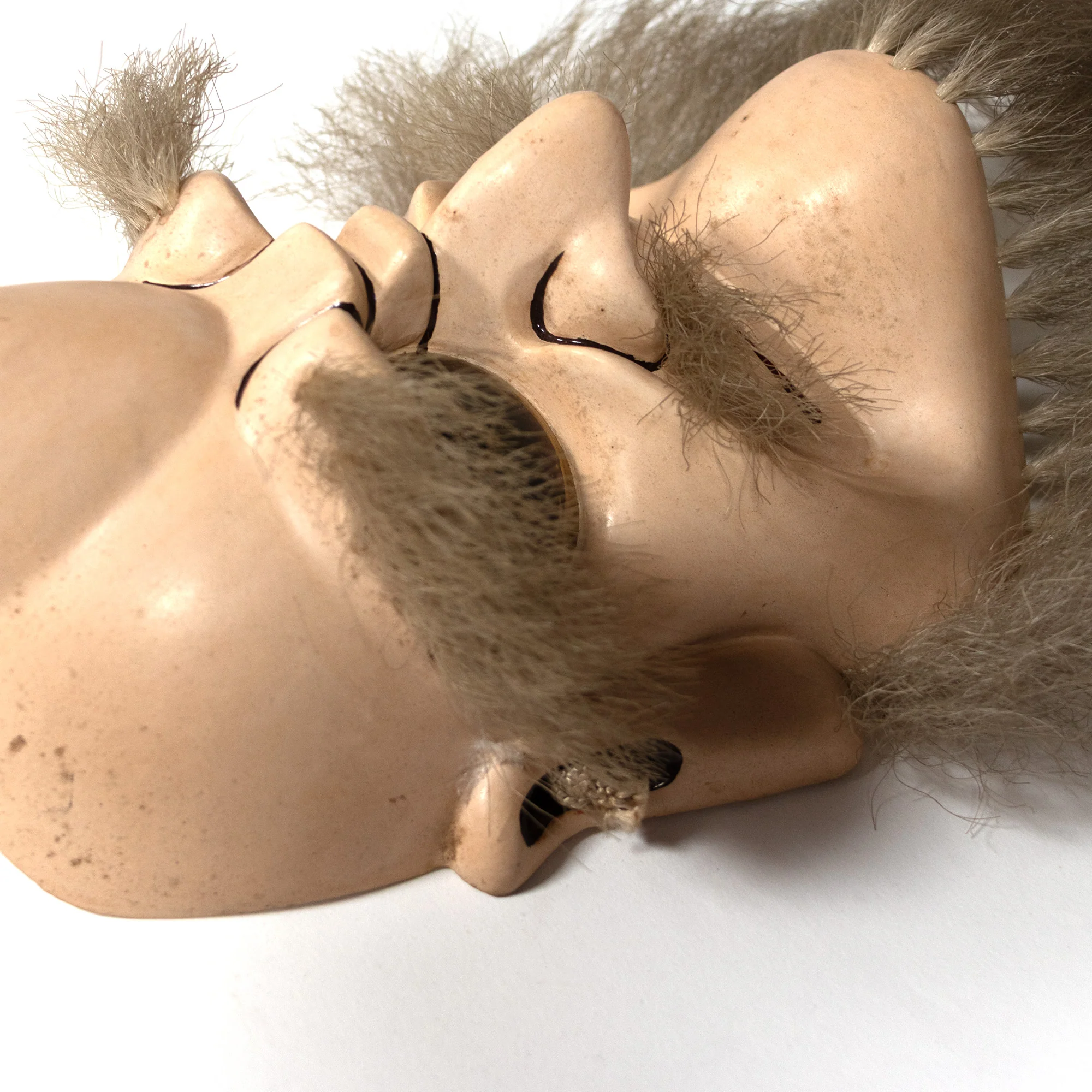 Antique Omoikane-no-Mikoto Mask | Japanese Noh Mask - Image 5