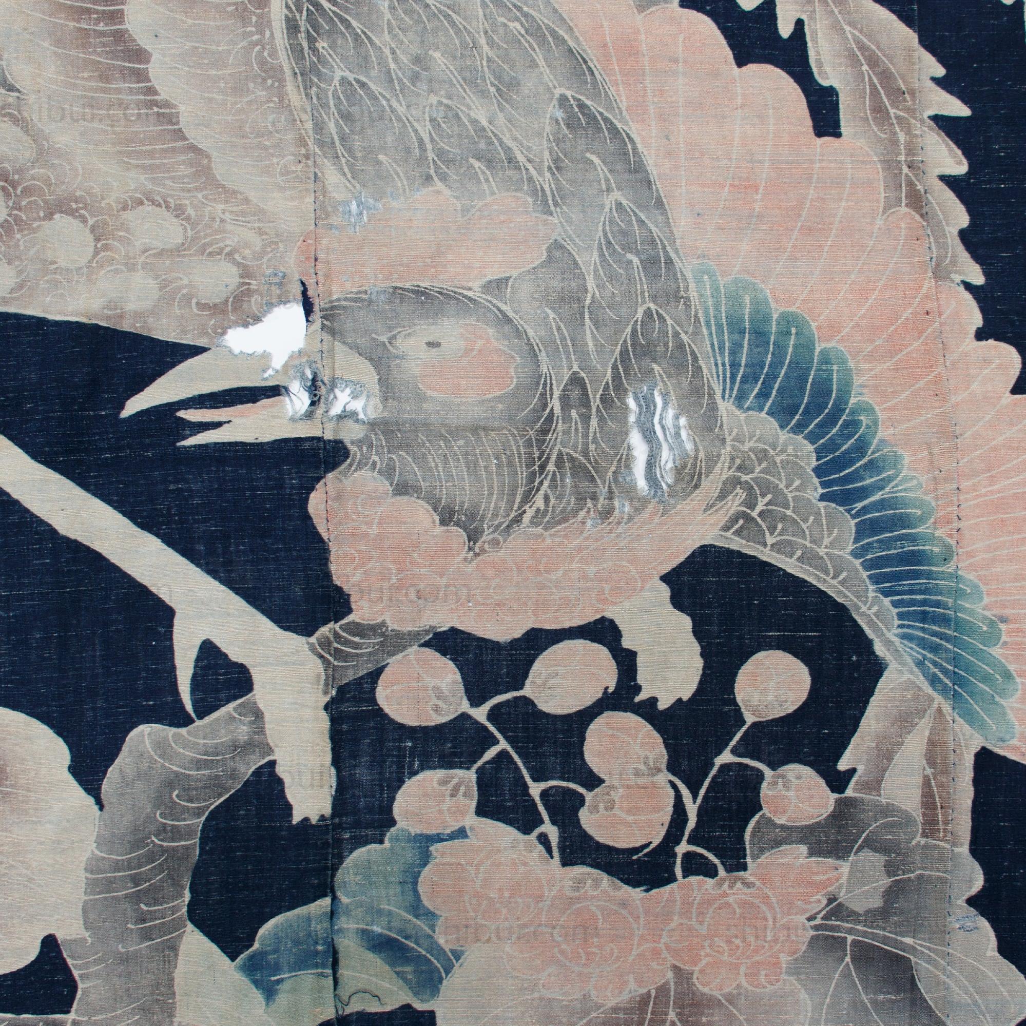 Antique Tsutsugaki Hyoo Phoenix Futonji - Image 3