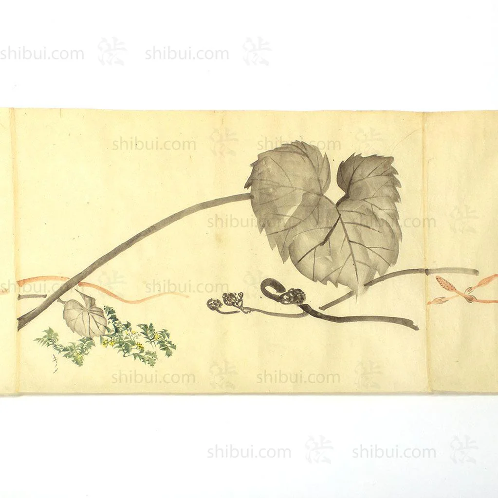 Antique Vegetable Hand Scroll Japanese - Image 14