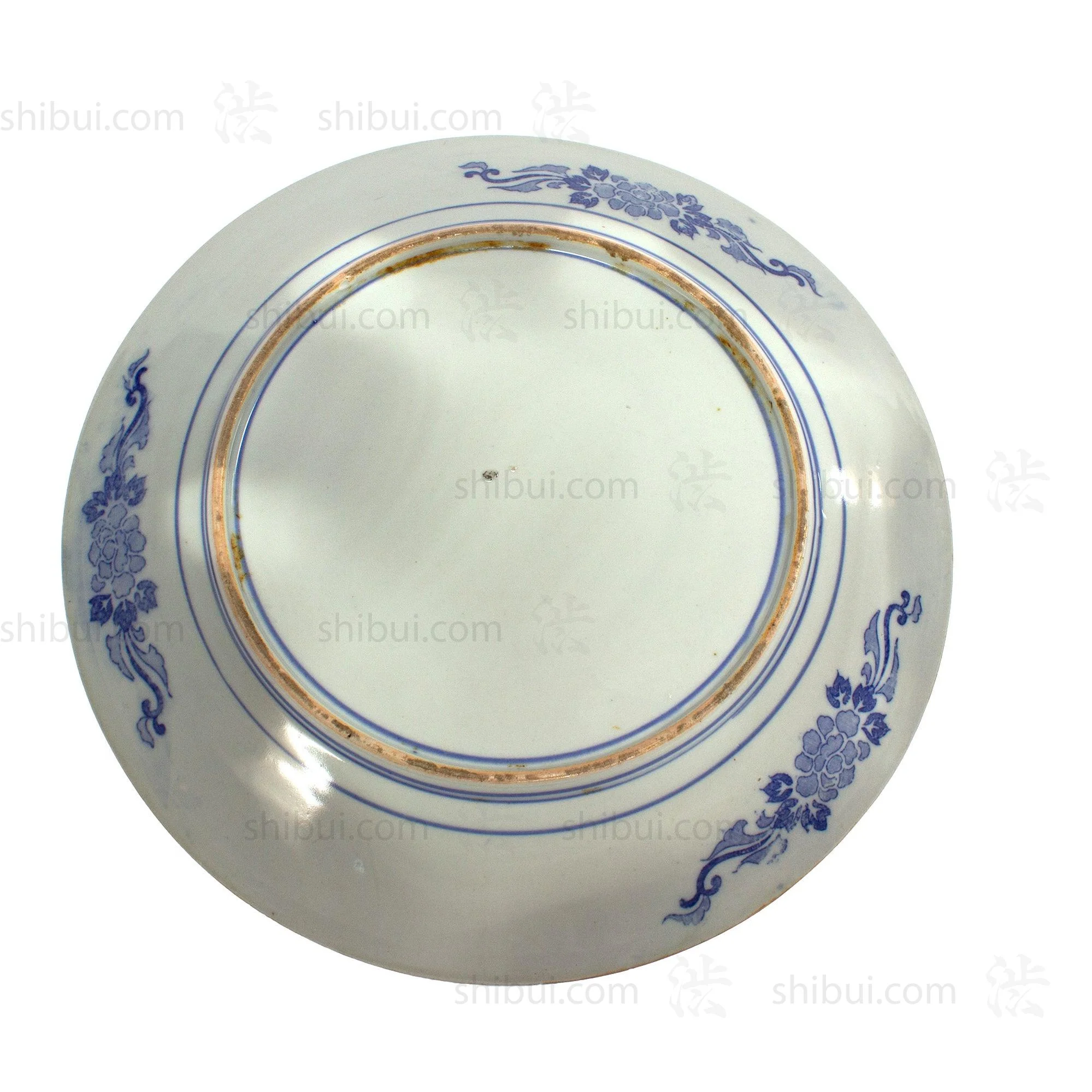 Arita Ware Dish with Shōchikubai motif - Japanese Blue and White - Image 4