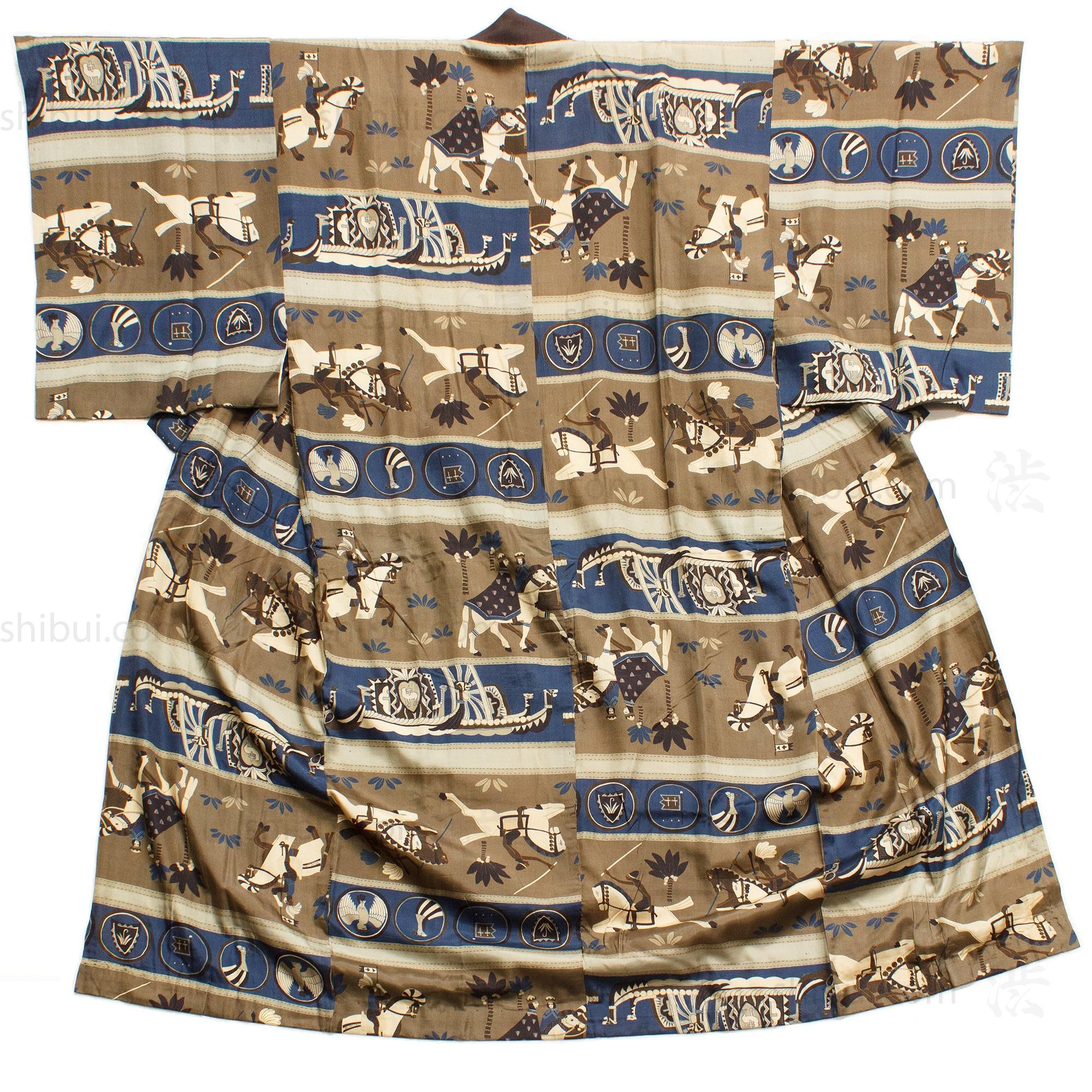 Art Deco -  Early 20th Century Men's Juban Under Kimono - Image 3