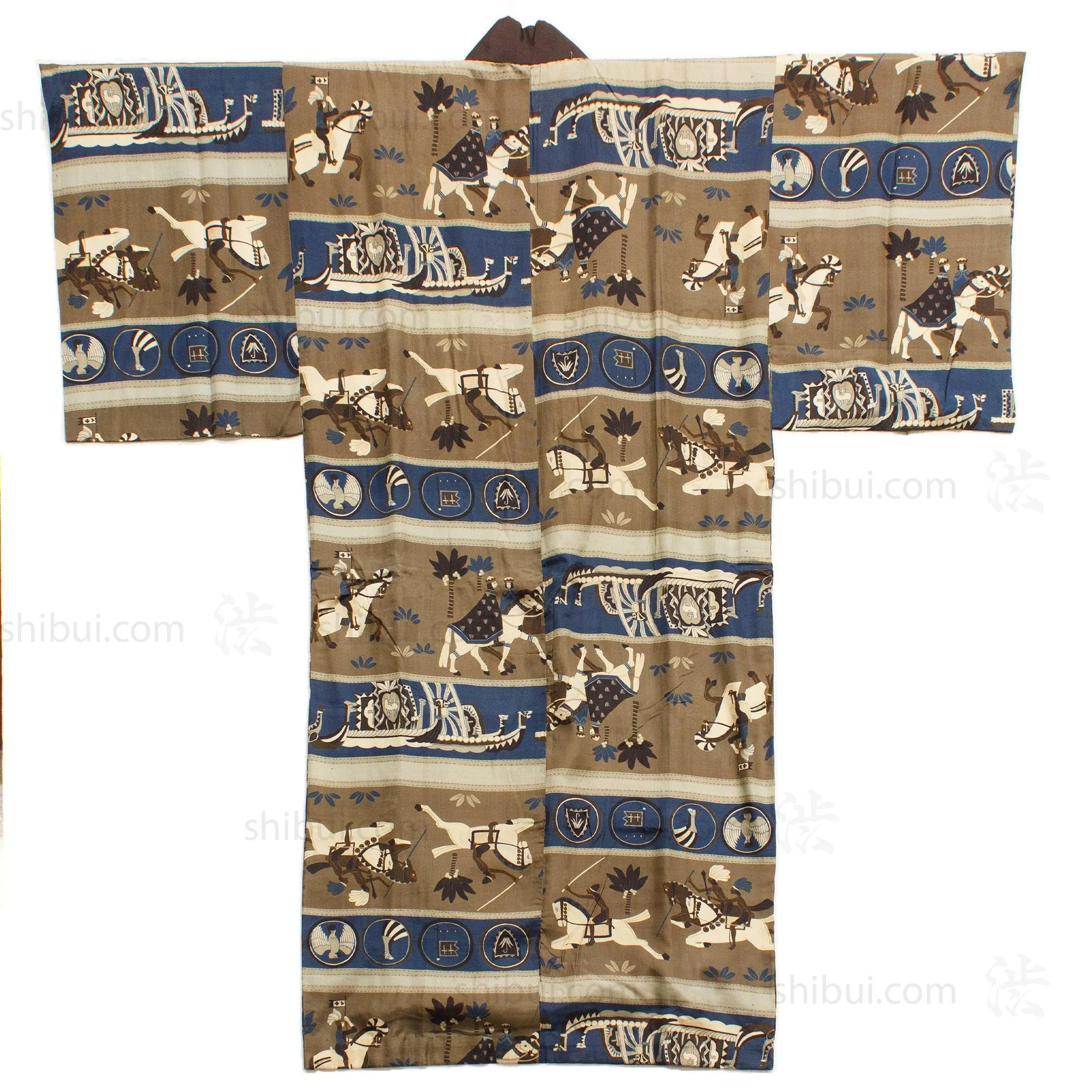 Art Deco -  Early 20th Century Men's Juban Under Kimono - Image 8