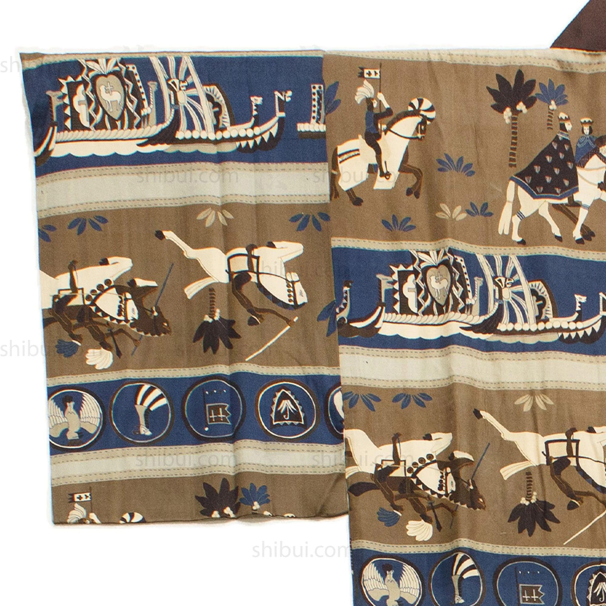 Art Deco -  Early 20th Century Men's Juban Under Kimono - Image 9