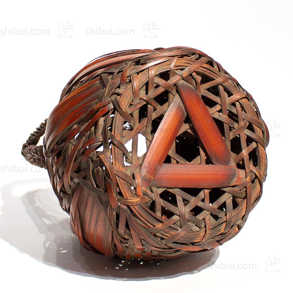 Bamboo Basket with Rope Style Handle - Image 5
