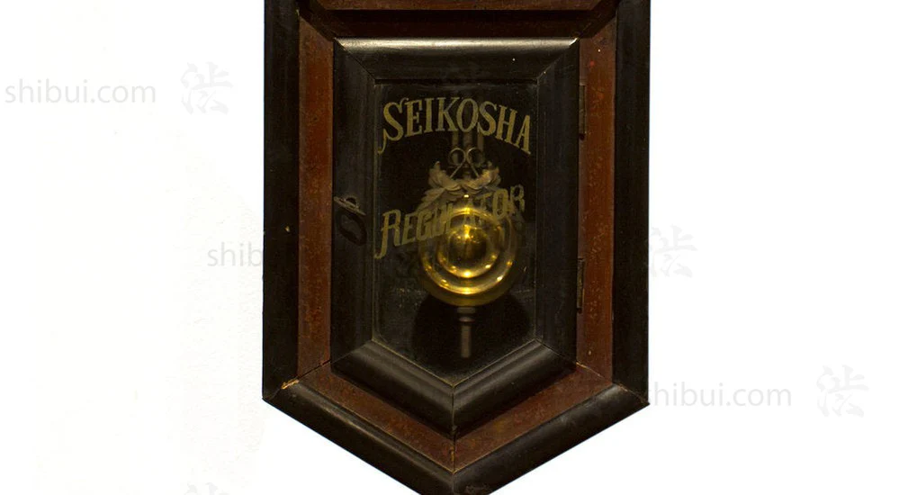 Beautiful Japanese Antique Wall Clock Octagonal Pendulum - Image 3