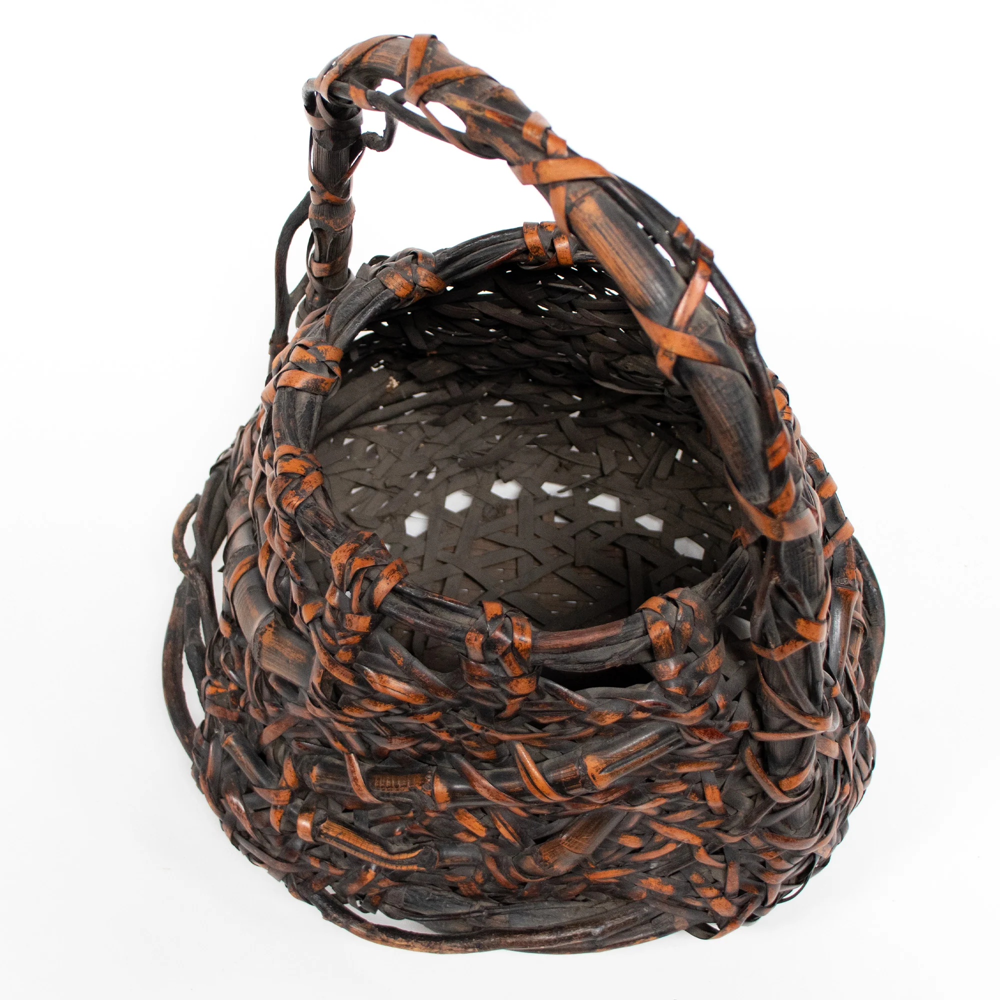 Beautiful Japanese Hanakago | Bamboo Root Flower Basket with Root Details - Image 8