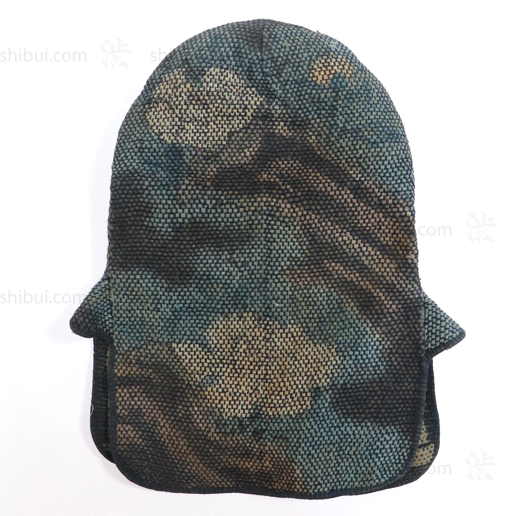 Beautiful Tsutsugaki and Sashiko Fireman's Hat - Image 4