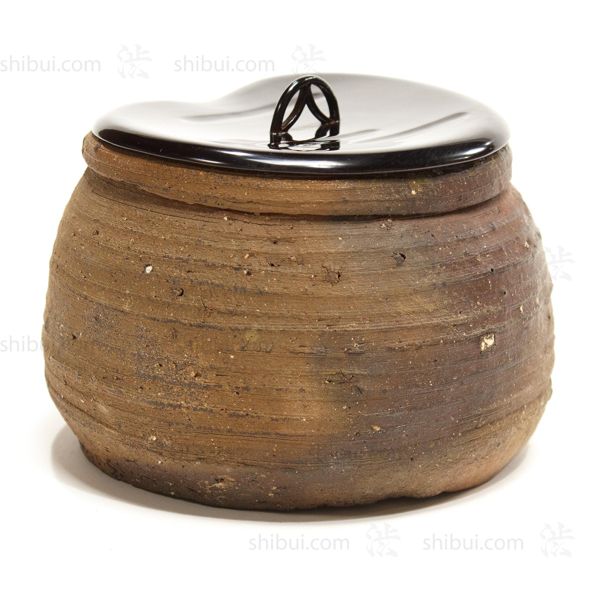 Bizen Mizusashi Water Jar for Tea Ceremony - Image 10