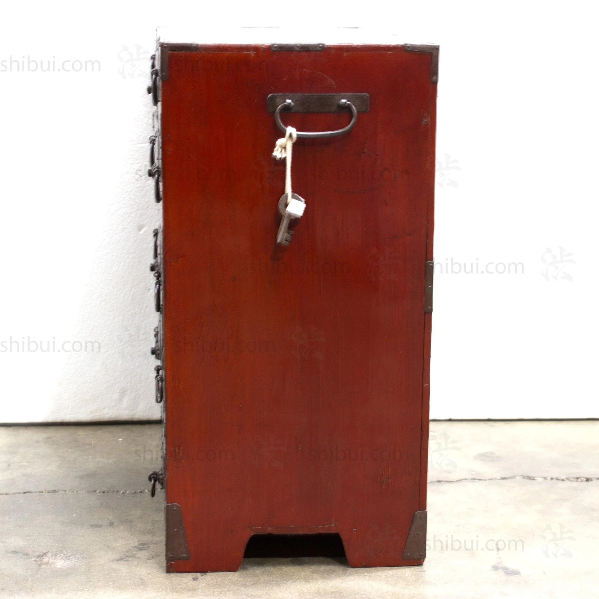 Black Lacquer Shonai Ko Dansu | Small Japanese Antique Tansu Chest - Image 3