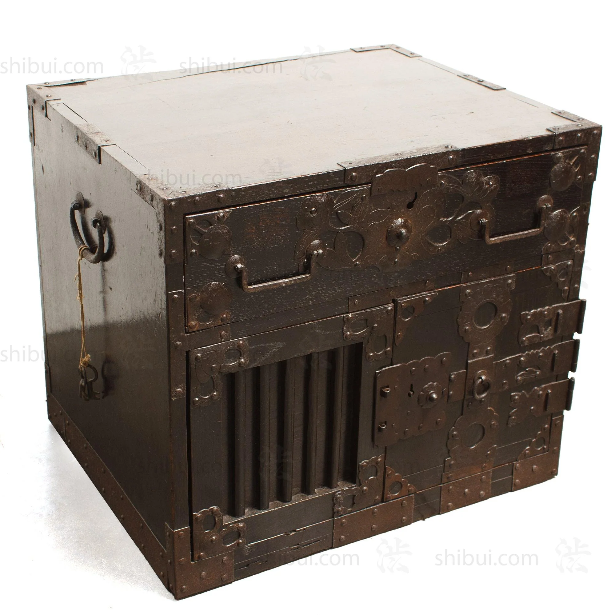 Chobako Funa Dansu - Antique Japanese Captain's Sea Chest from Mikuni - Image 3