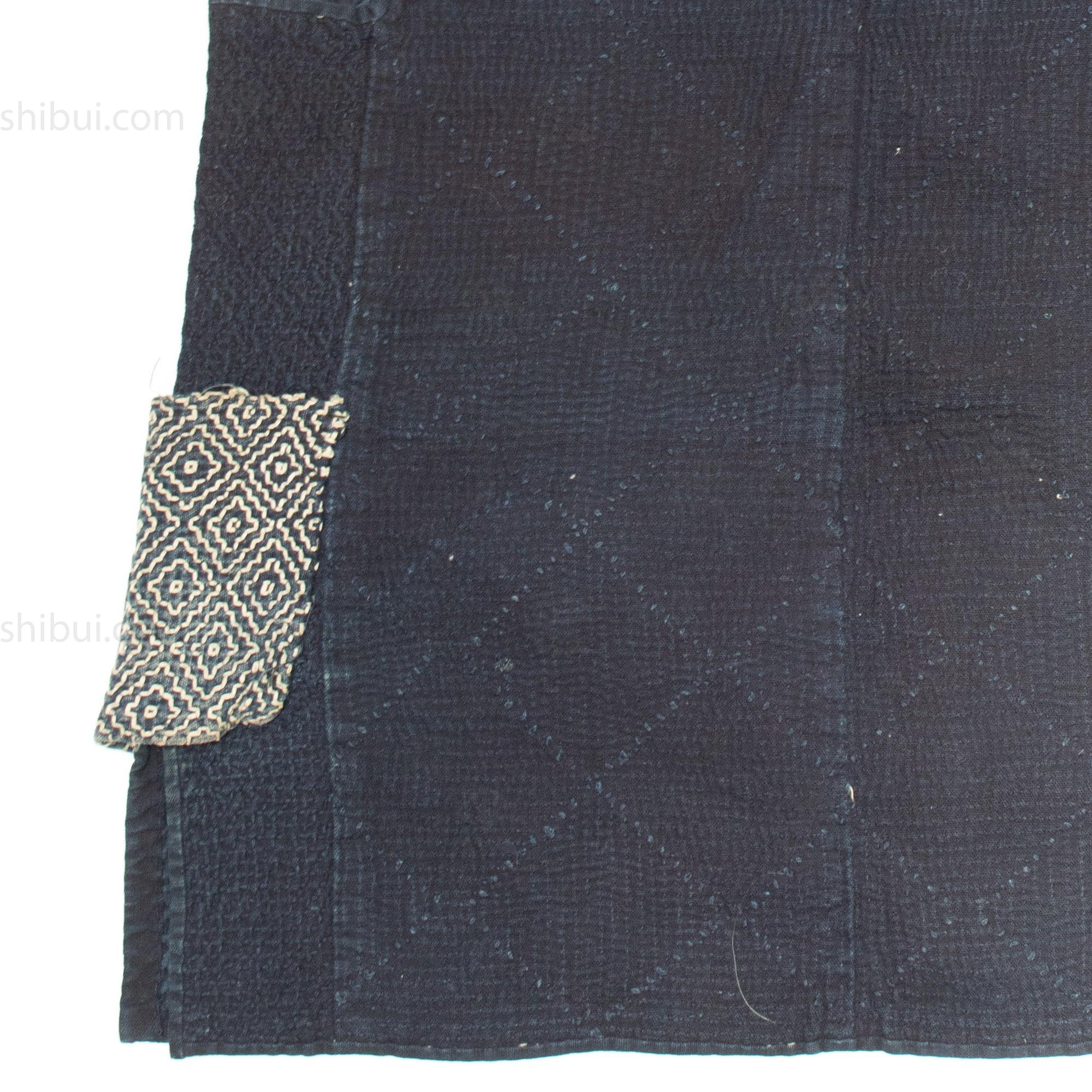 Sorihiki Banten - Boro and Sashiko Reinforced Indigo Dyed Workers Vest - Image 6
