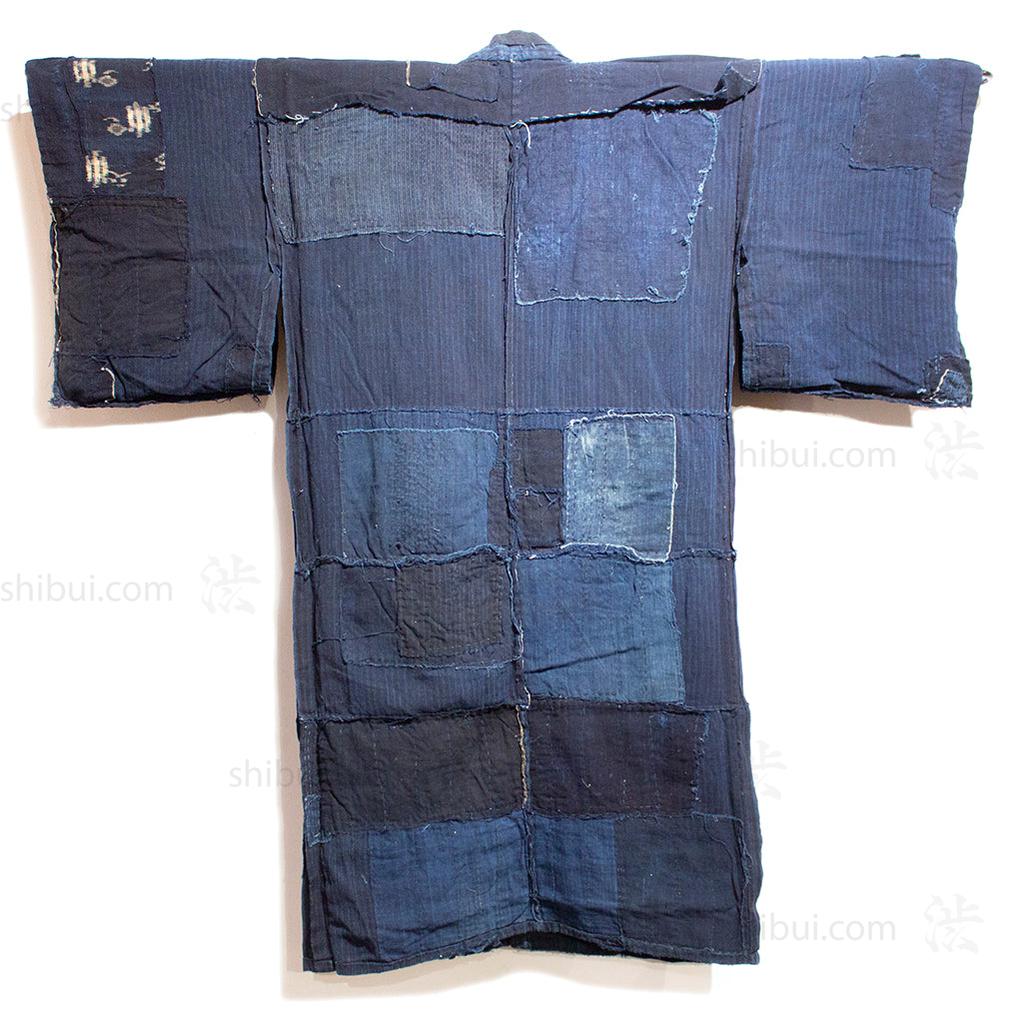 Boro Japanese Antique Kimono Noragi - Image 4