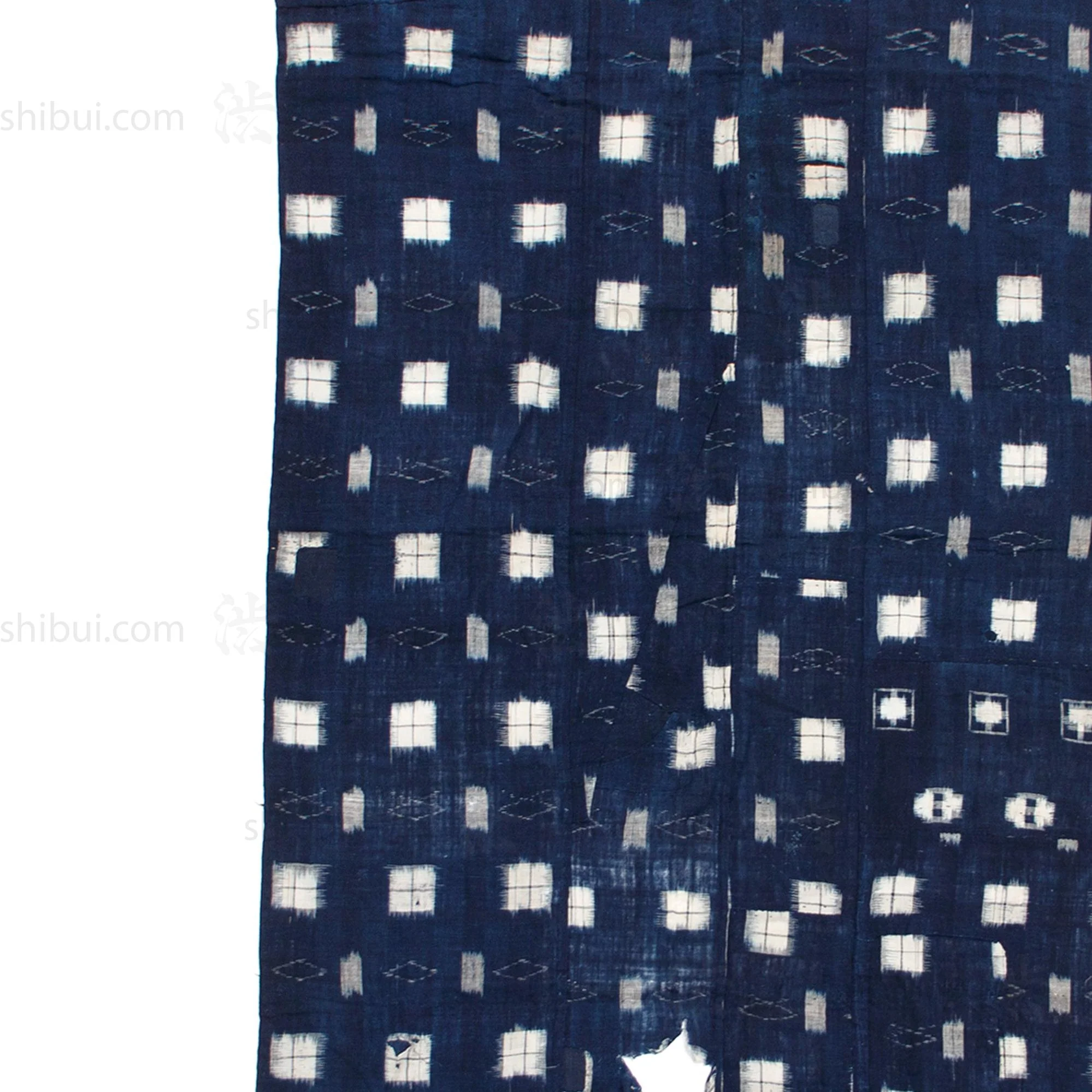 Boro Kasuri Japanese Antique Futon Cover - Image 10