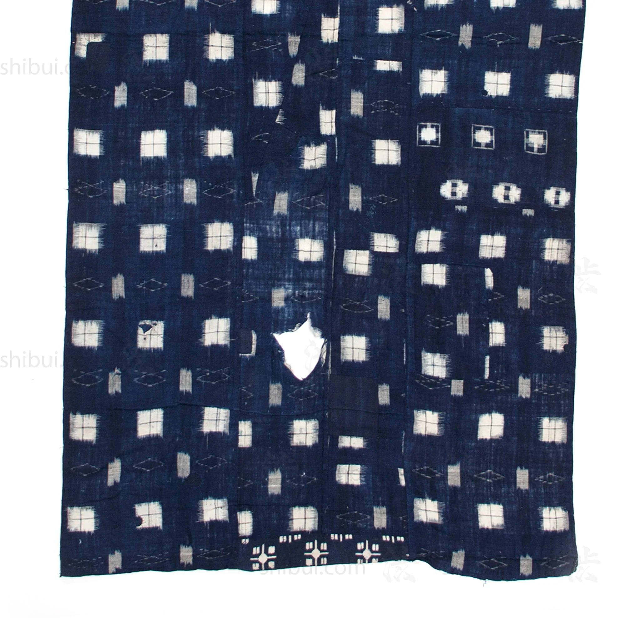 Boro Kasuri Japanese Antique Futon Cover - Image 3