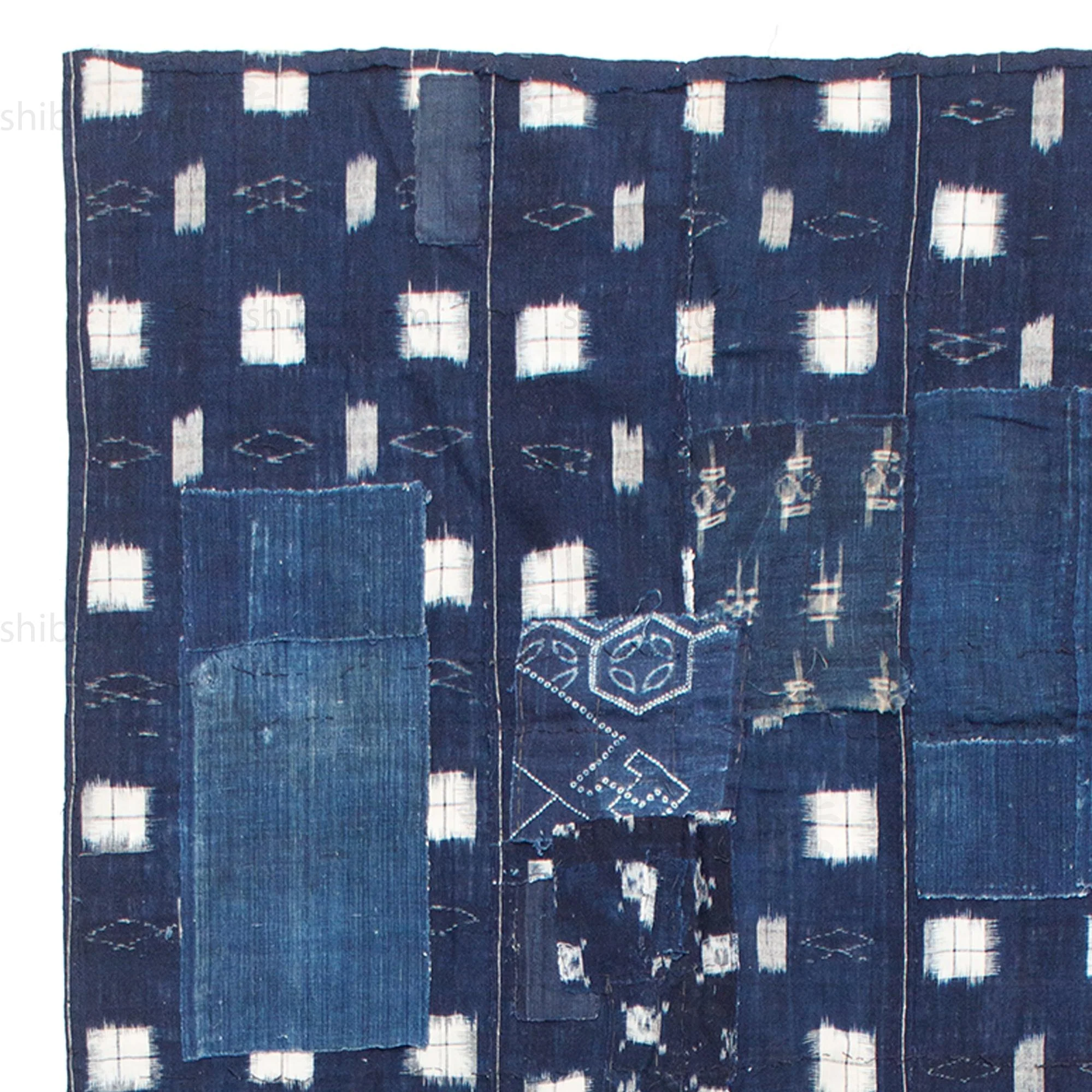 Boro Kasuri Japanese Antique Futon Cover - Image 6