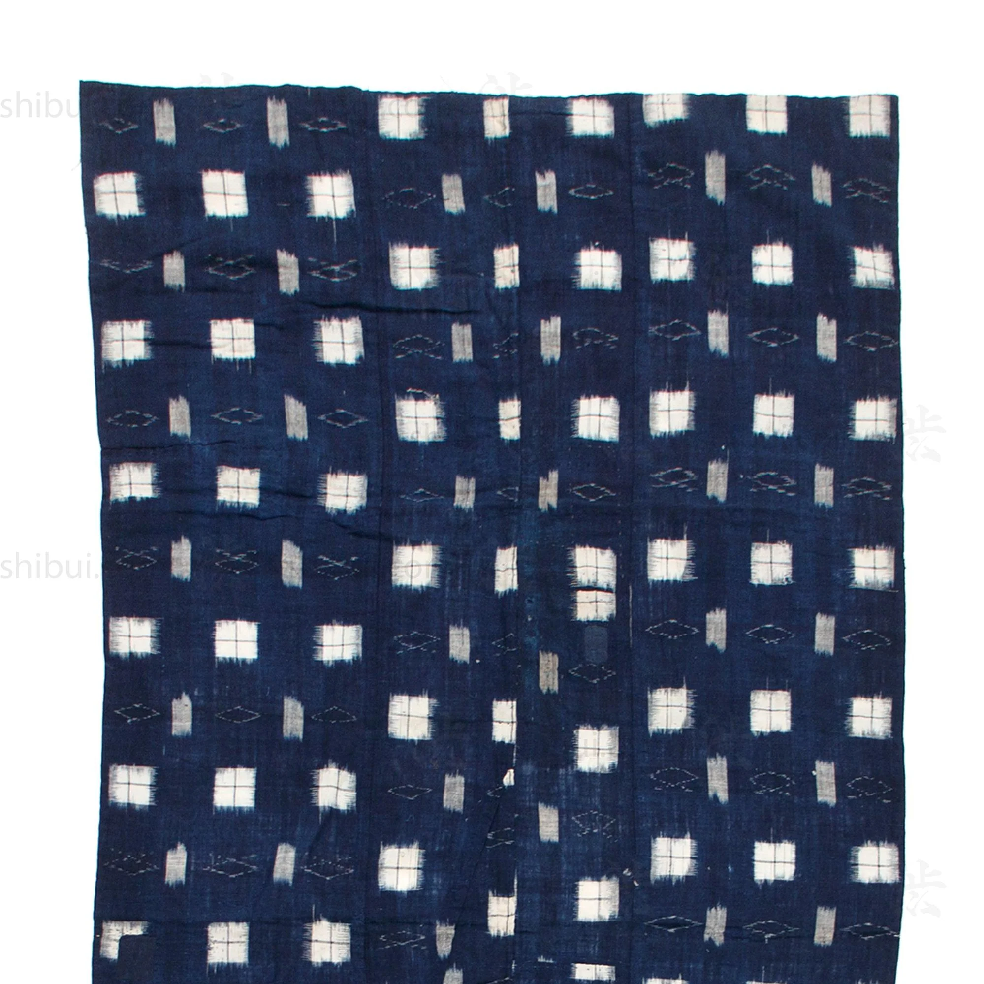 Boro Kasuri Japanese Antique Futon Cover - Image 9