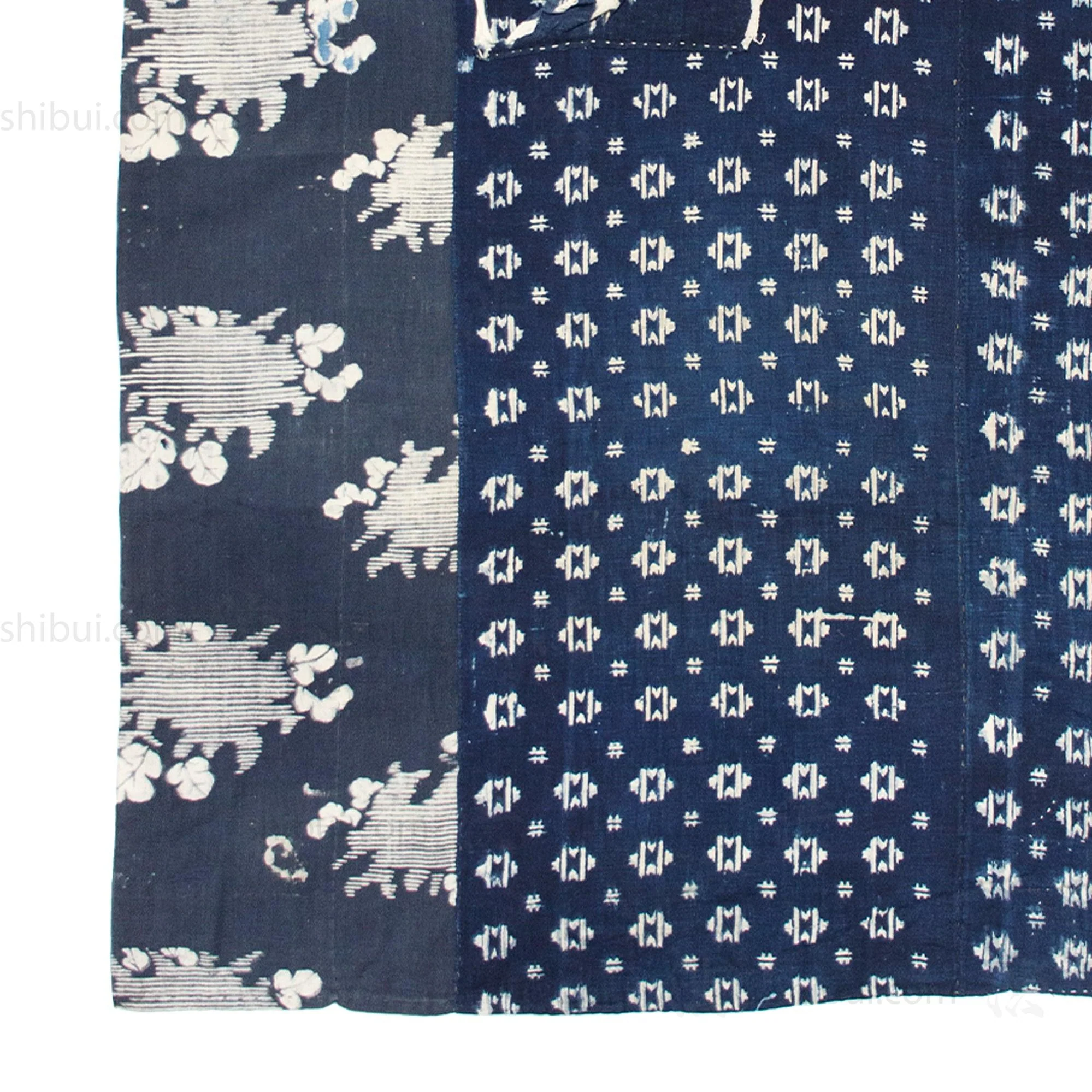 Boro Kasuri Japanese Antique Futon Cover - Image 10