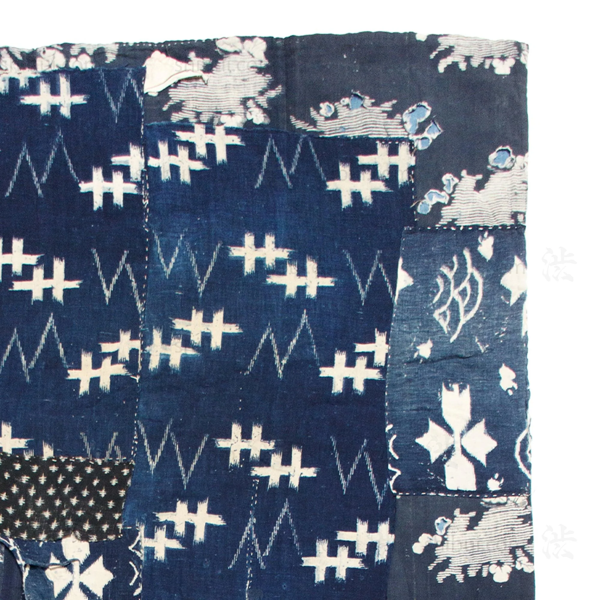 Boro Kasuri Japanese Antique Futon Cover - Image 6