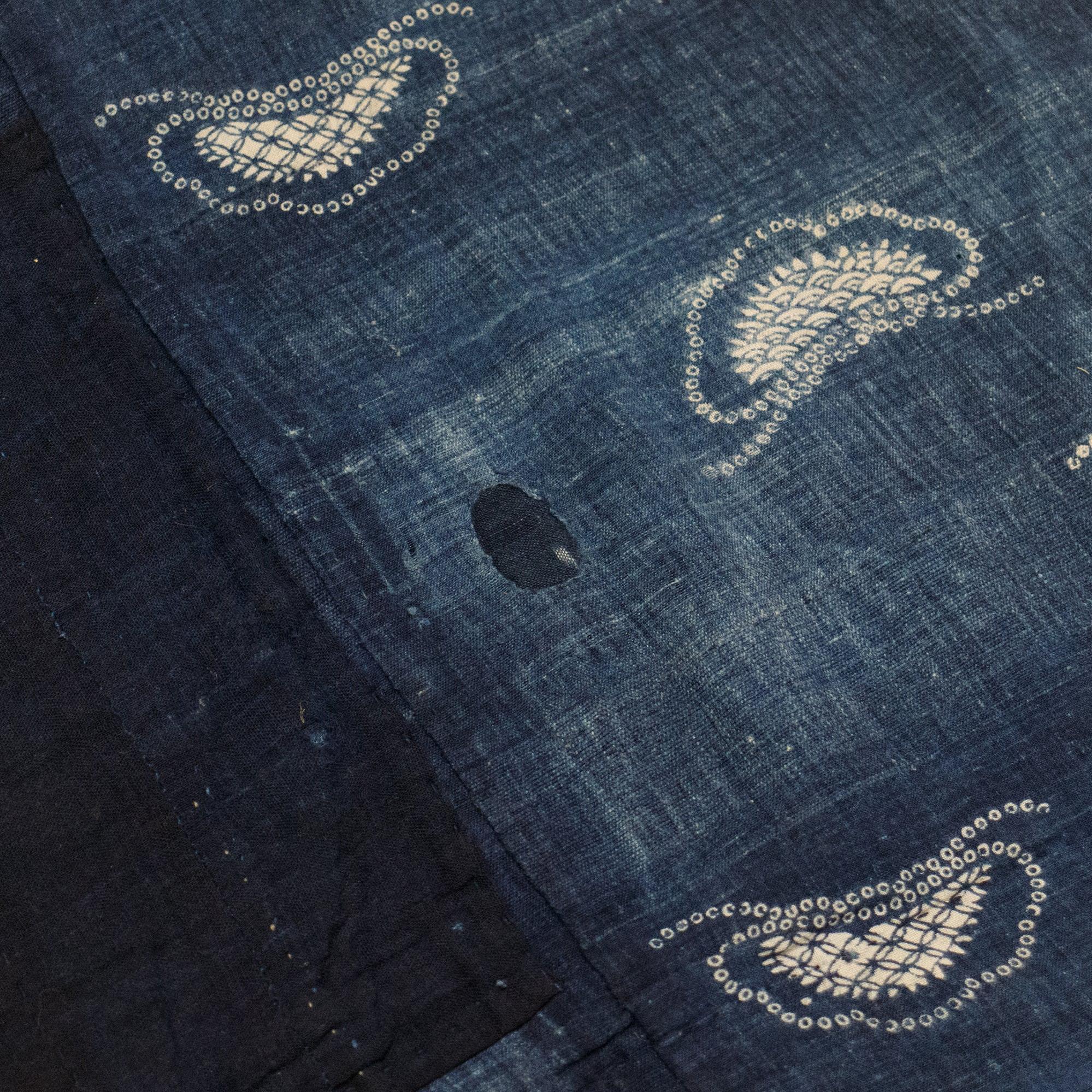 Boro Katazome Japanese Antique Futon Cover - Image 5